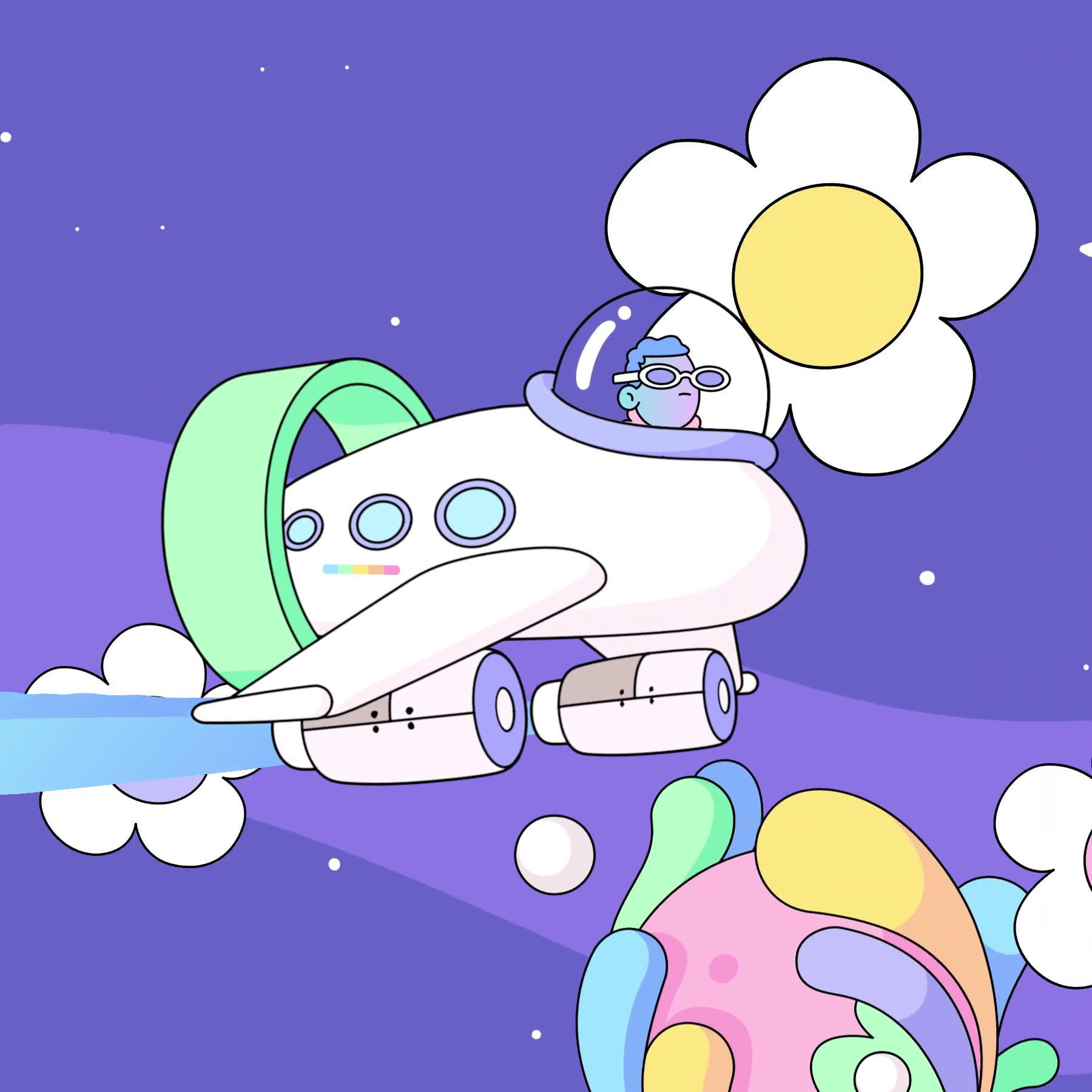 The Doodles Founders - Space Doodles - Space Doodle #218 - NFT # 218