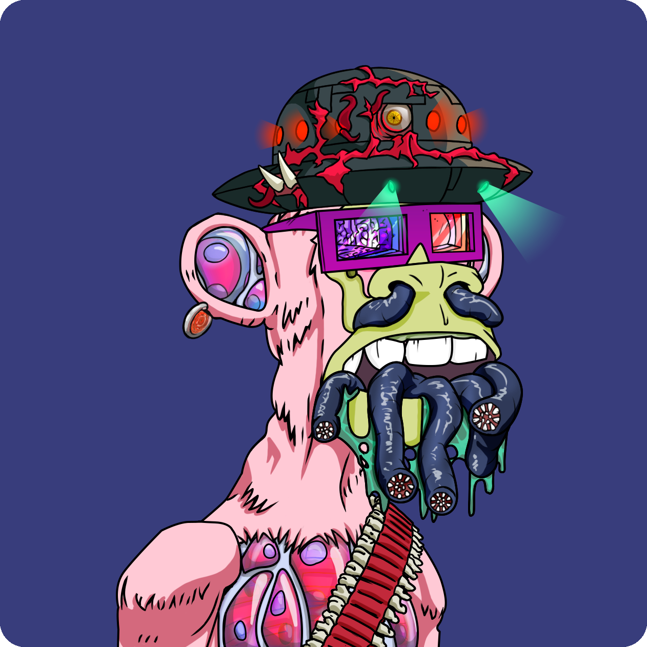 Yuga Labs - Mutant Ape Yacht Club - NFT # 1163