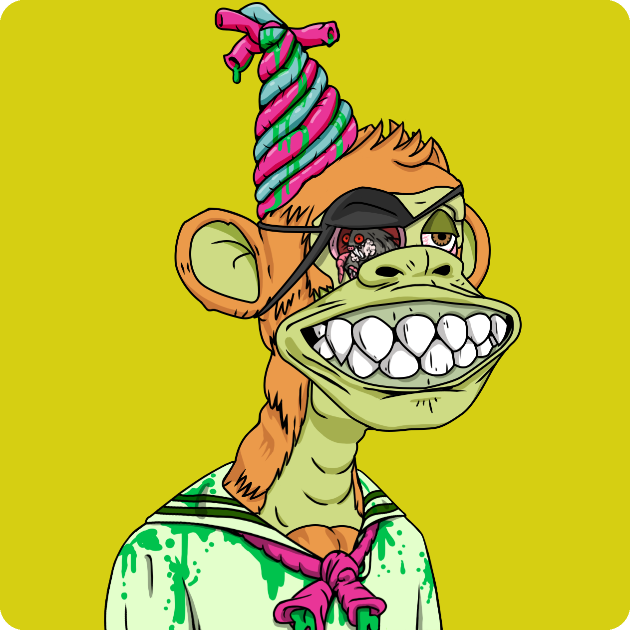 Yuga Labs - Mutant Ape Yacht Club - NFT # 3568