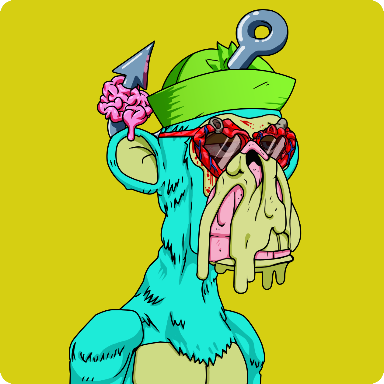 Yuga Labs - Mutant Ape Yacht Club - NFT # 8493