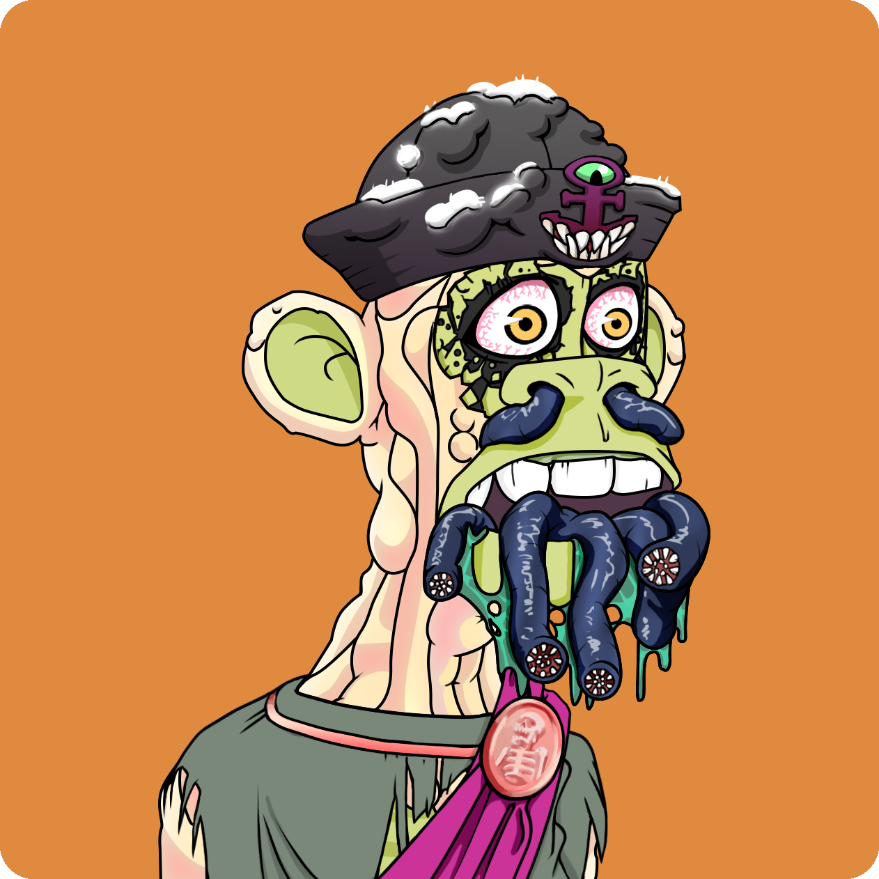 Yuga Labs - Mutant Ape Yacht Club - NFT # 21538