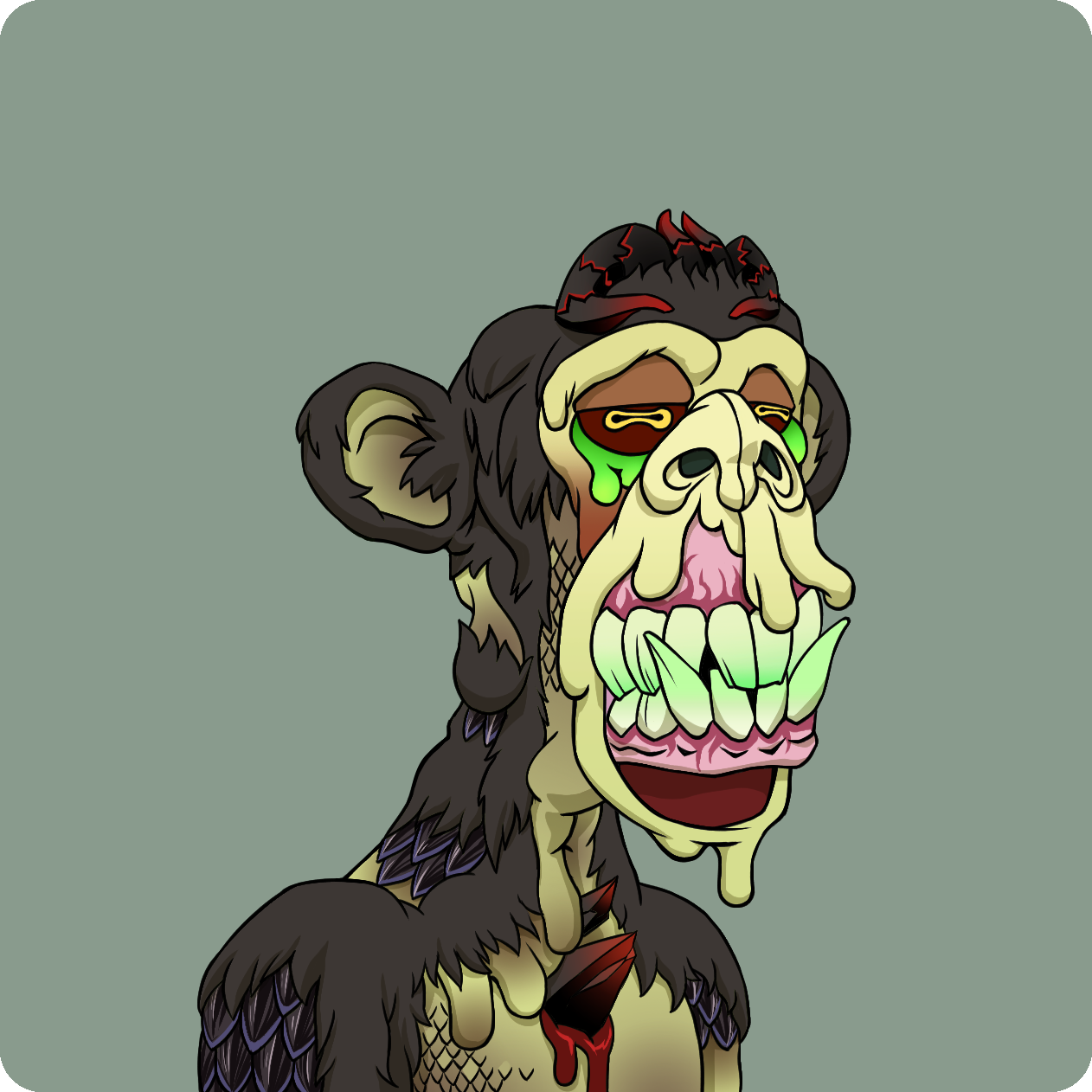 Yuga Labs - Mutant Ape Yacht Club - NFT # 11895