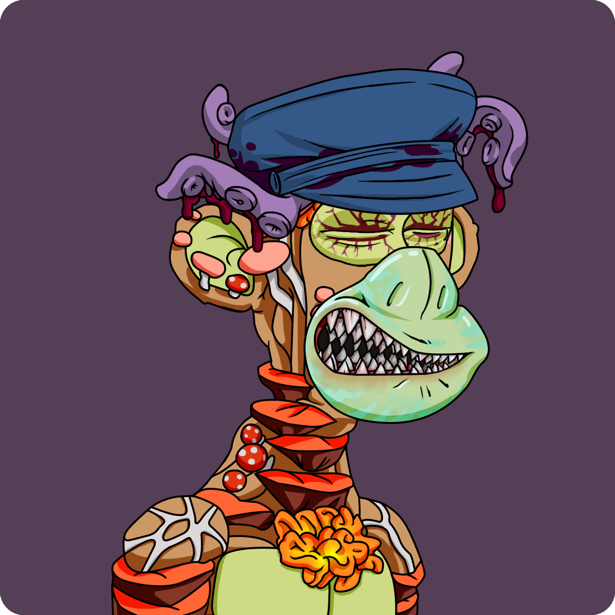 Yuga Labs - Mutant Ape Yacht Club - NFT # 4986