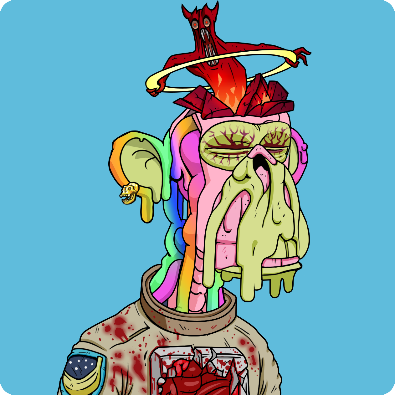 Yuga Labs - Mutant Ape Yacht Club - NFT # 21694