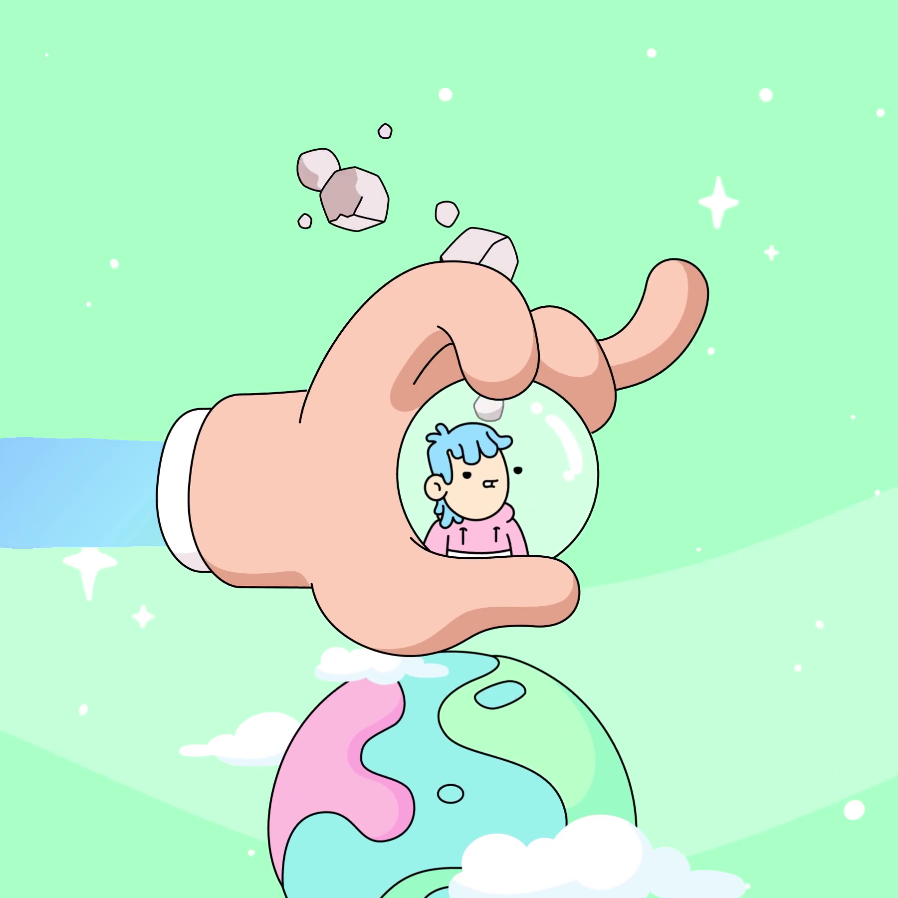 The Doodles Founders - Space Doodles - Space Doodle #253 - NFT # 253