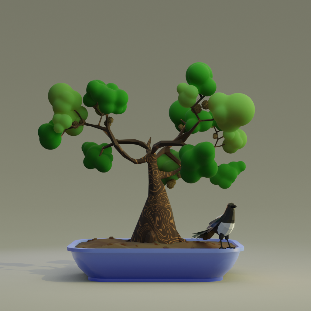 ZENFT Garden Society - Bonsai - Bonsai #8585 - NFT # 8585