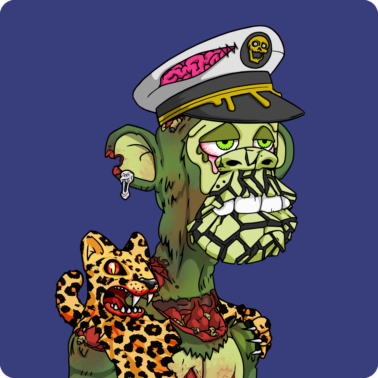 Yuga Labs - Mutant Ape Yacht Club - NFT # 17384