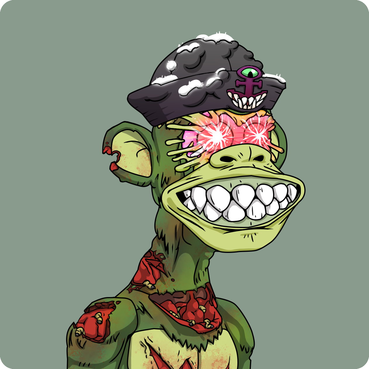 Yuga Labs - Mutant Ape Yacht Club - NFT # 2630