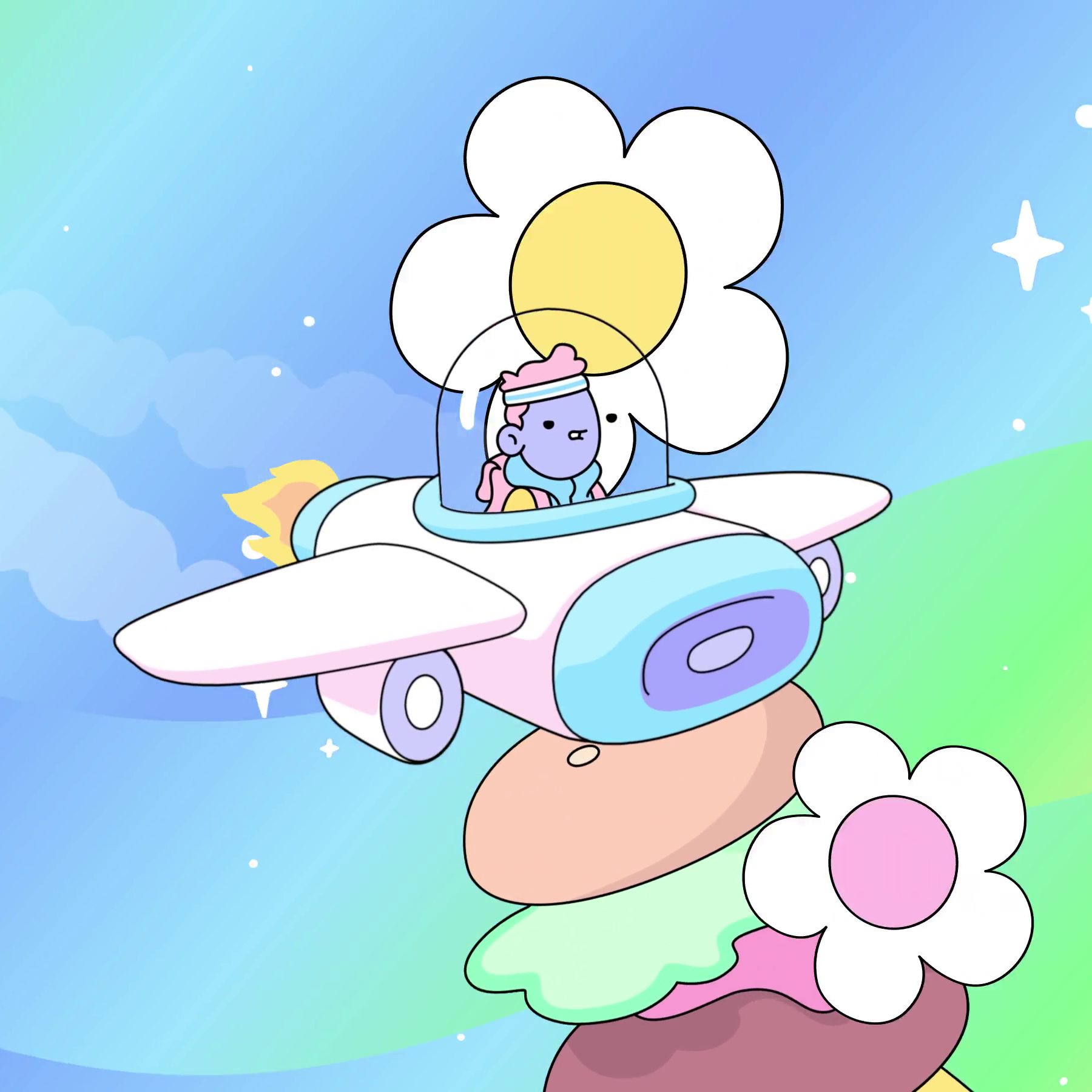 The Doodles Founders - Space Doodles - Space Doodle #488 - NFT # 488