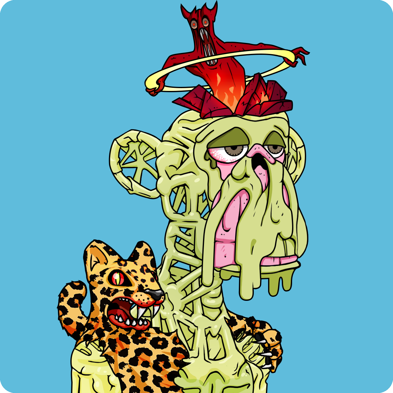 Yuga Labs - Mutant Ape Yacht Club - NFT # 10732