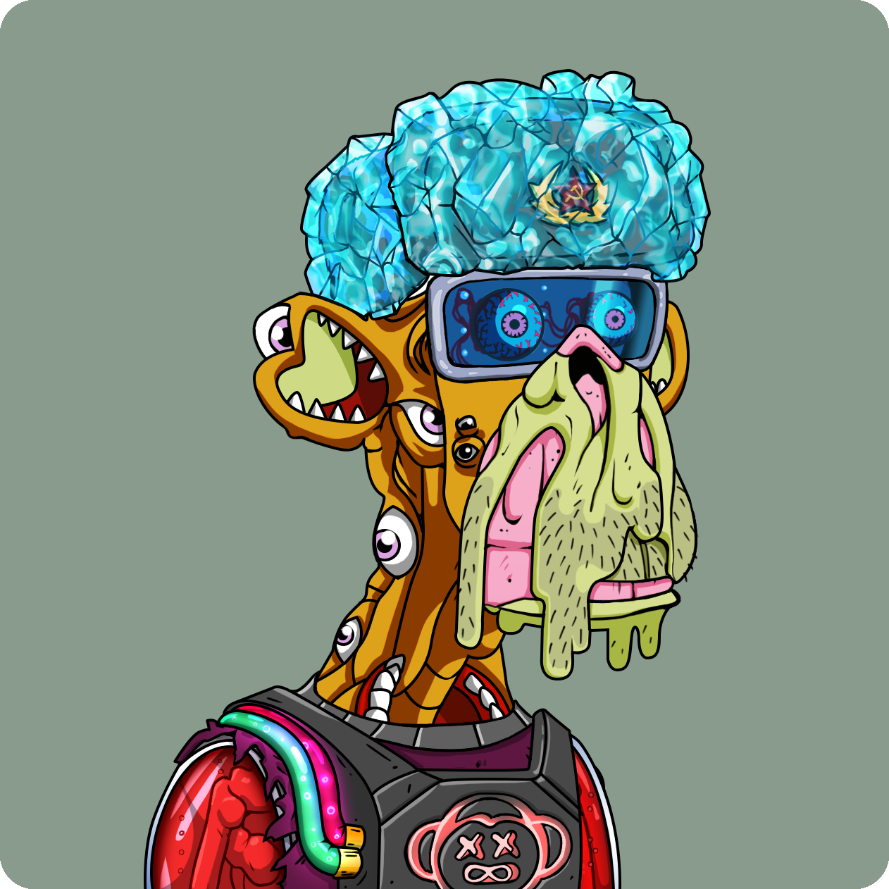 Yuga Labs - Mutant Ape Yacht Club - NFT # 9889