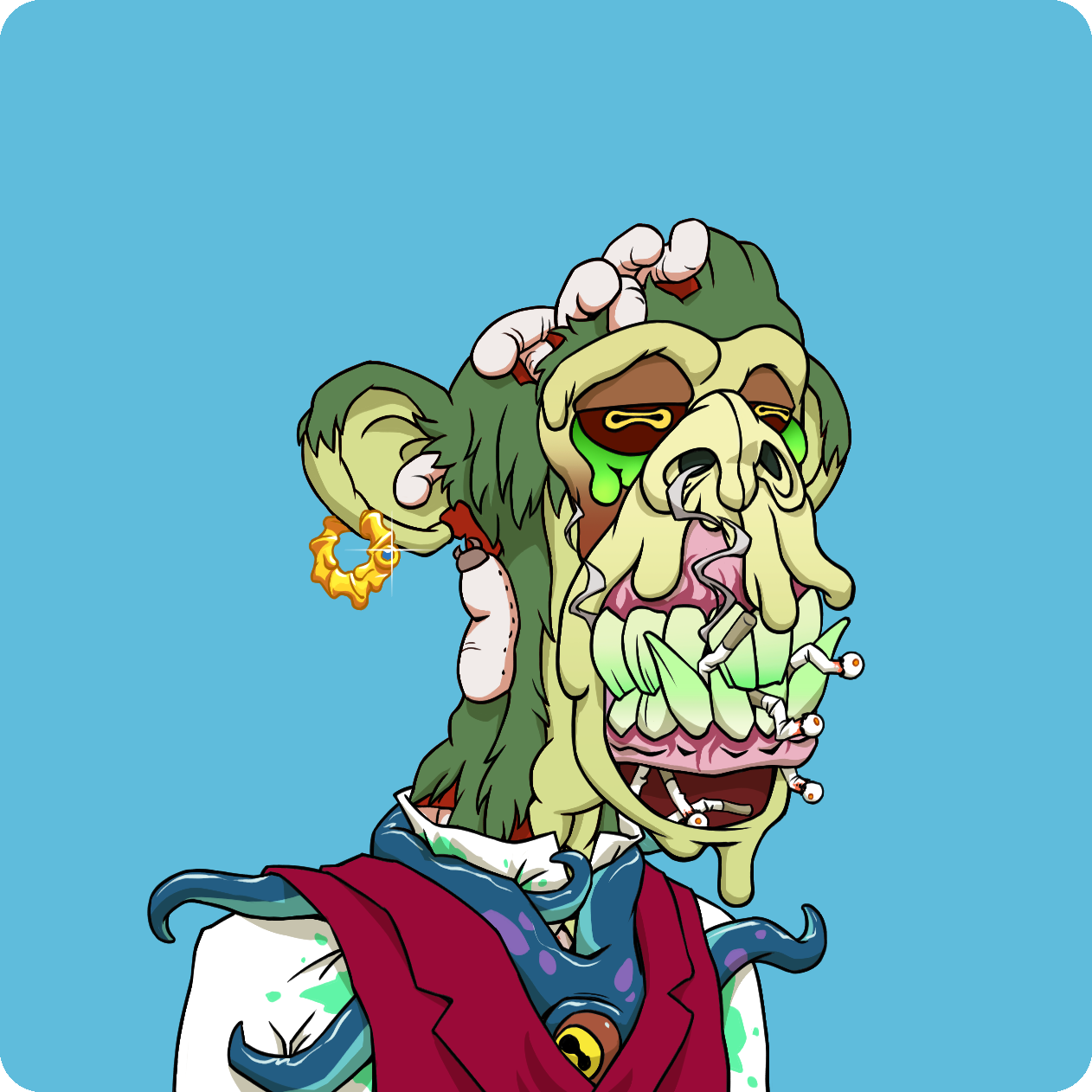 Yuga Labs - Mutant Ape Yacht Club - NFT # 10391