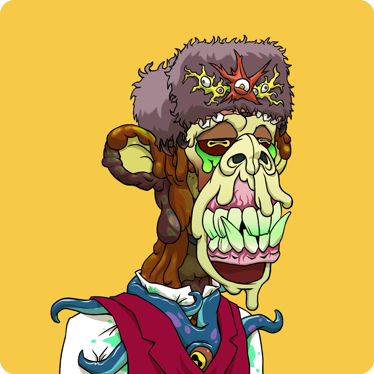 Yuga Labs - Mutant Ape Yacht Club - NFT # 7446