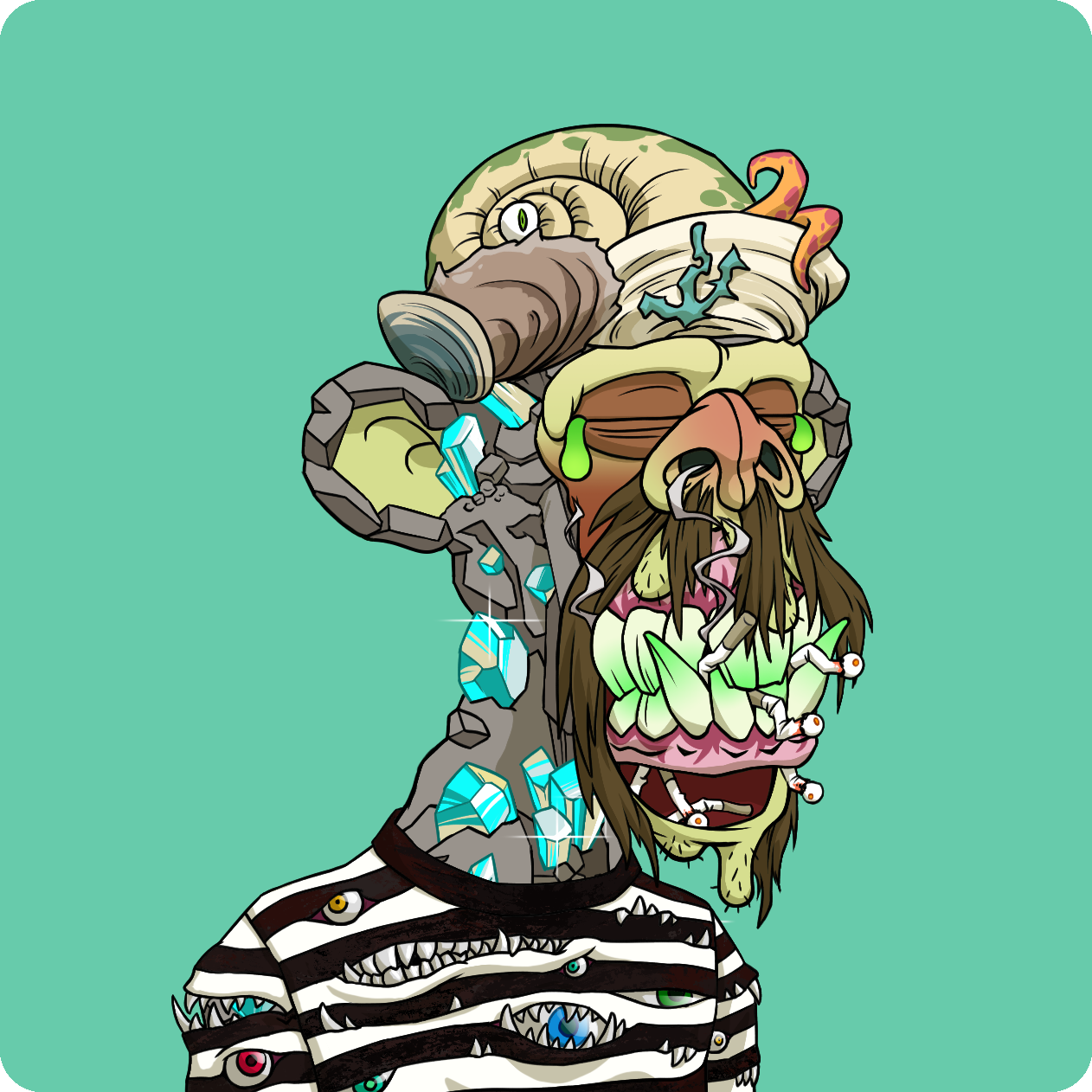 Yuga Labs - Mutant Ape Yacht Club - NFT # 4486