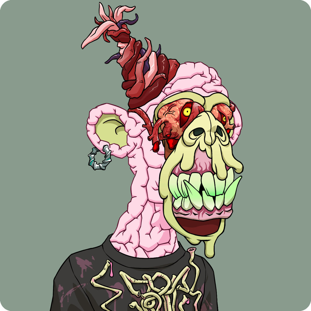 Yuga Labs - Mutant Ape Yacht Club - NFT # 2296