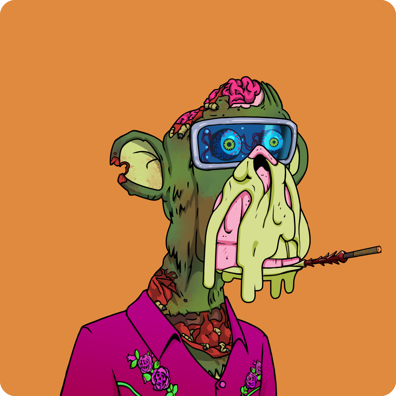 Yuga Labs - Mutant Ape Yacht Club - NFT # 2964