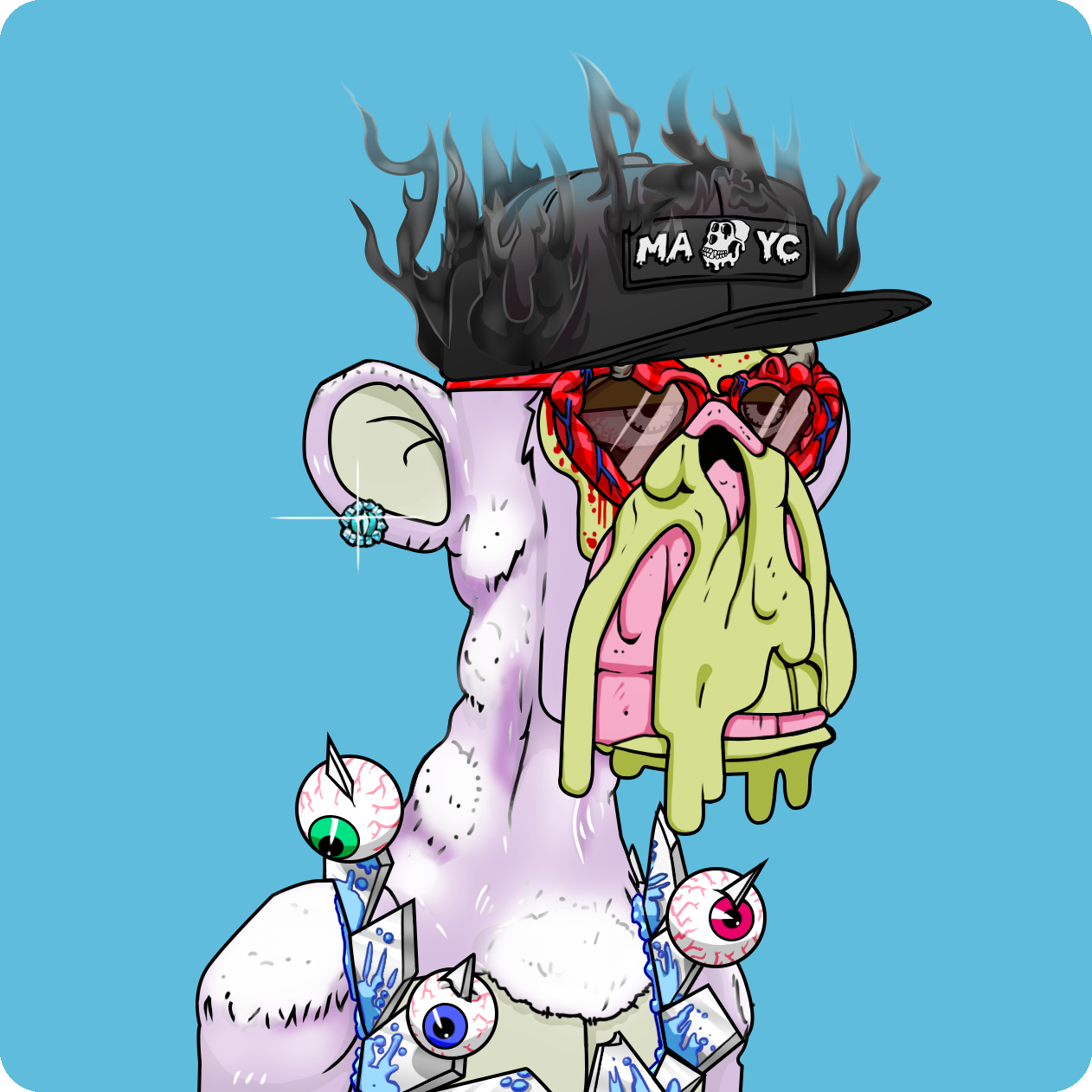 Yuga Labs - Mutant Ape Yacht Club - NFT # 11040