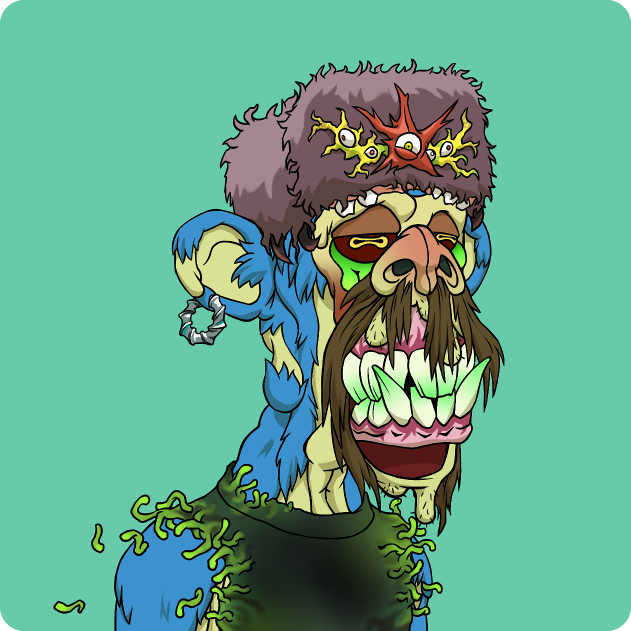 Yuga Labs - Mutant Ape Yacht Club - NFT # 3835