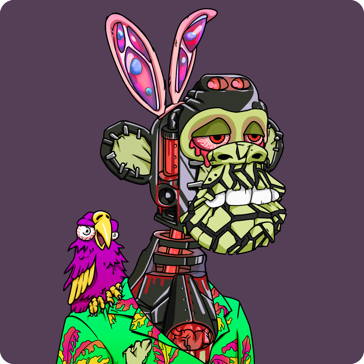 Yuga Labs - Mutant Ape Yacht Club - NFT # 9224