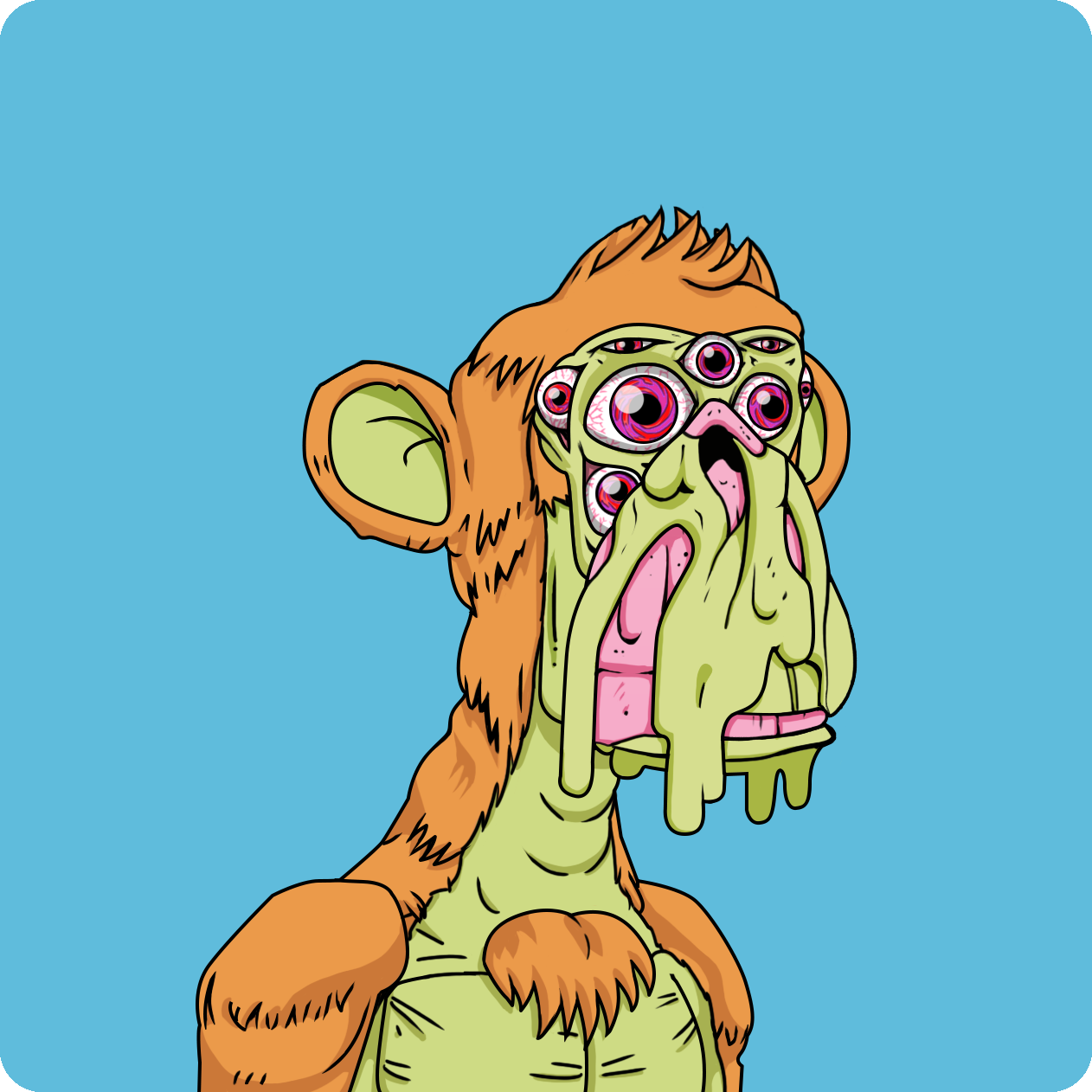 Yuga Labs - Mutant Ape Yacht Club - NFT # 9842