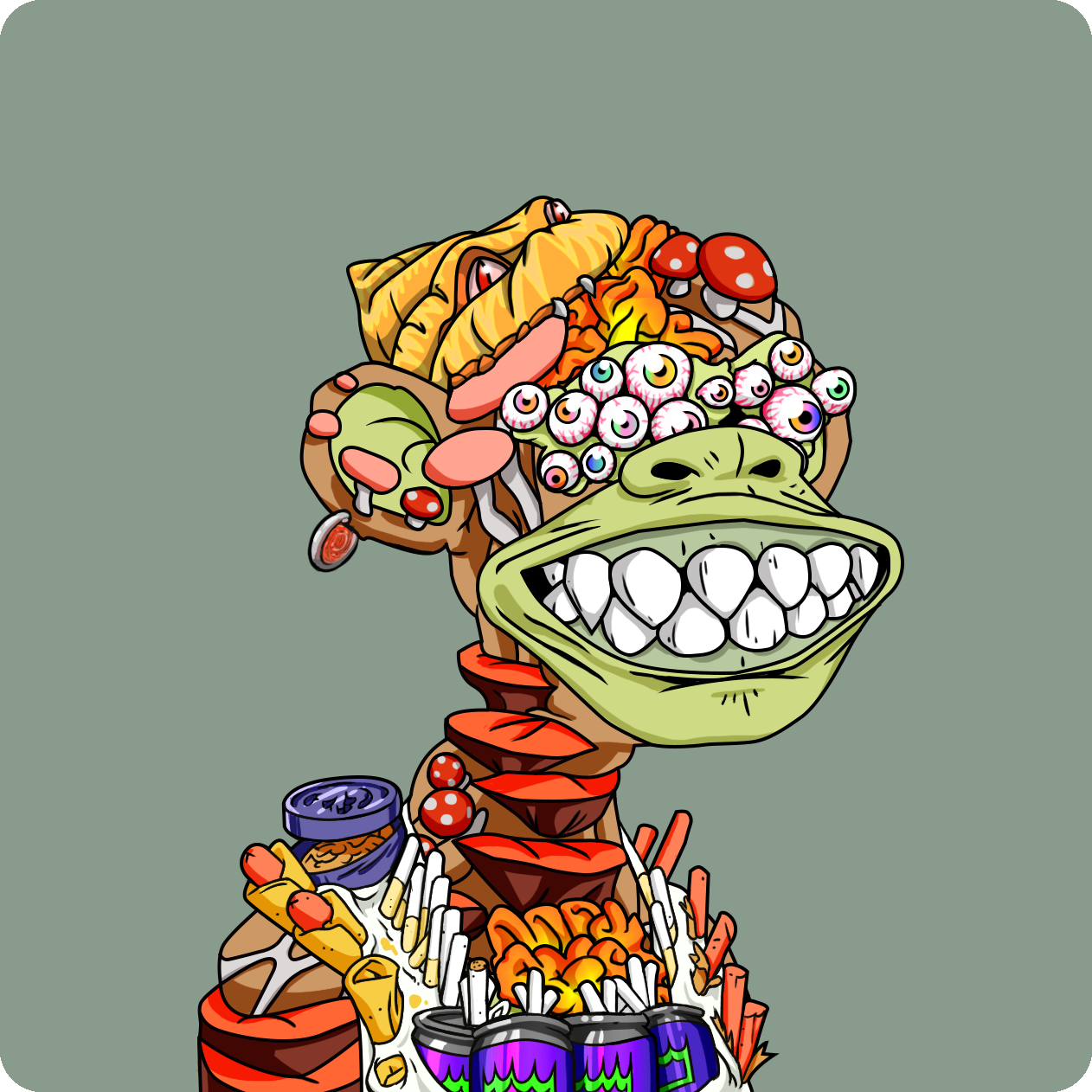 Yuga Labs - Mutant Ape Yacht Club - NFT # 484