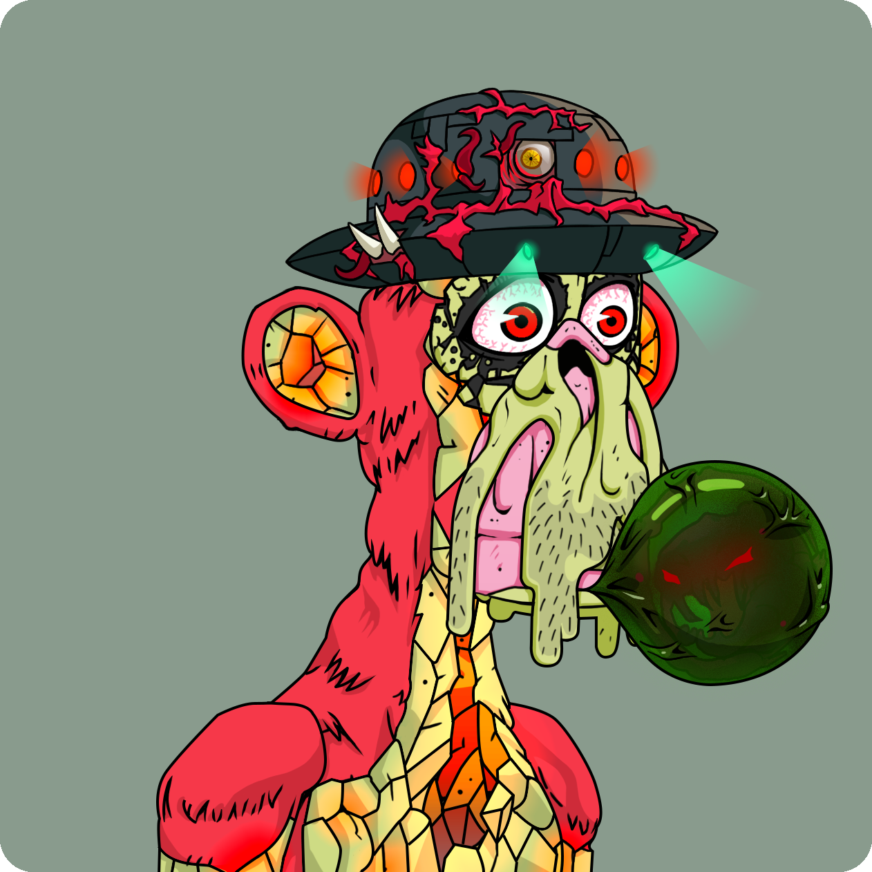 Yuga Labs - Mutant Ape Yacht Club - NFT # 9628