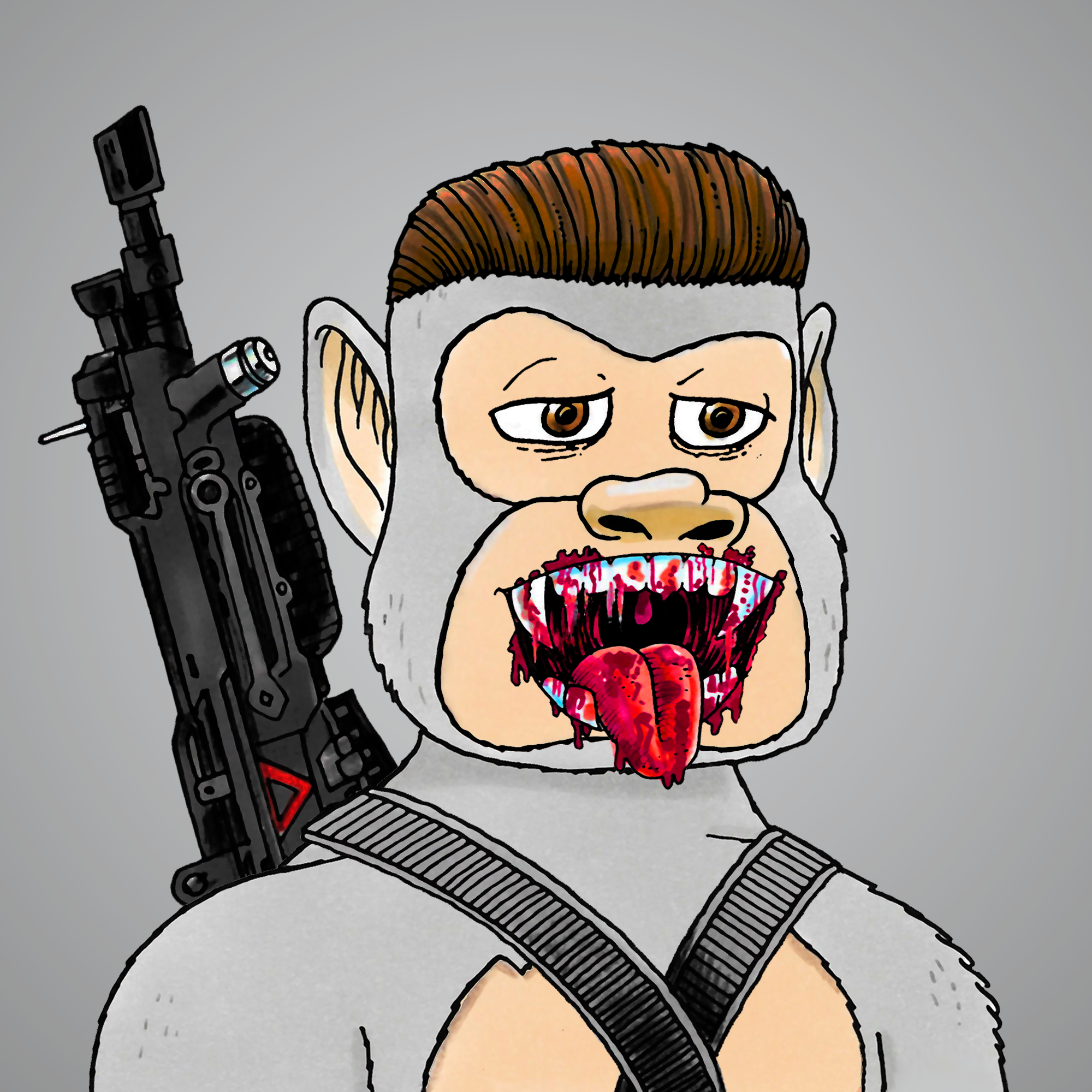 George Trosley - Jungle Freaks - Jungle Freak 1000 - NFT # 1000