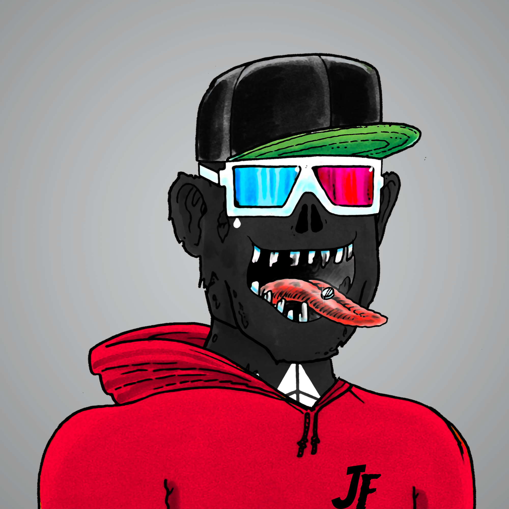 George Trosley - Jungle Freaks - Jungle Freak 1001 - NFT # 1001