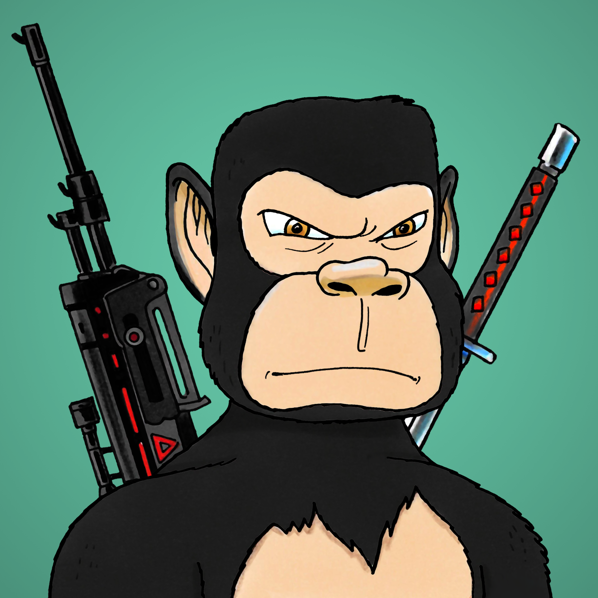 George Trosley - Jungle Freaks - Jungle Freak 1004 - NFT # 1004