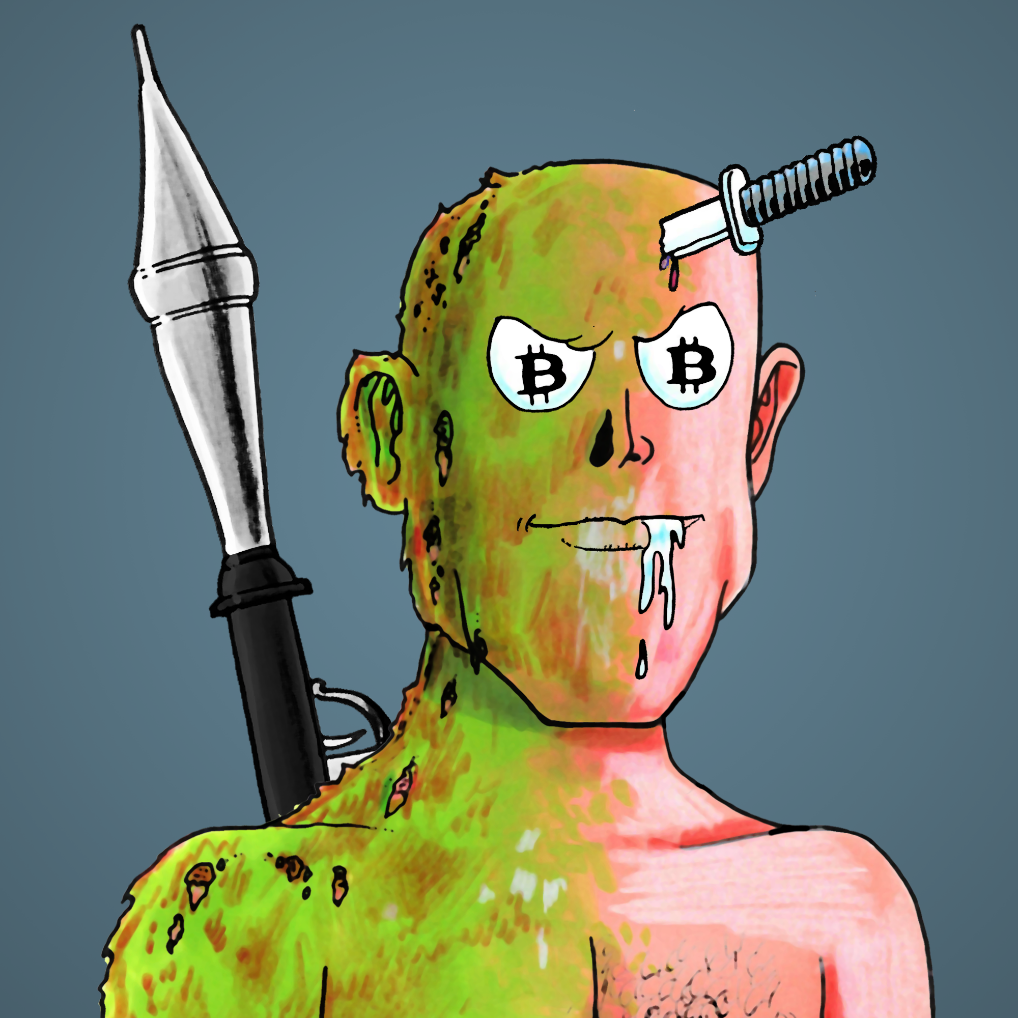 George Trosley - Jungle Freaks - Jungle Freak 1008 - NFT # 1008