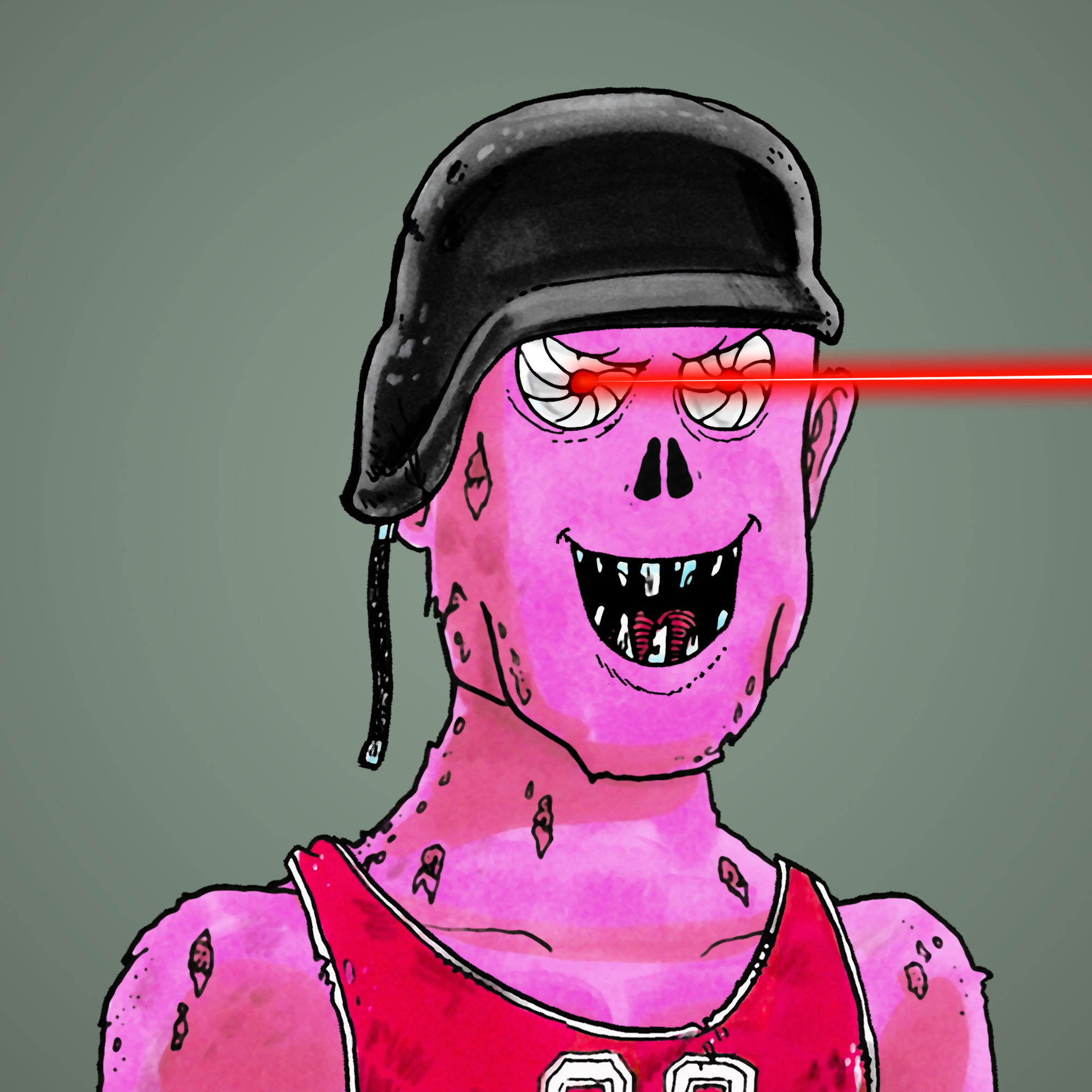 George Trosley - Jungle Freaks - Jungle Freak 1010 - NFT # 1010