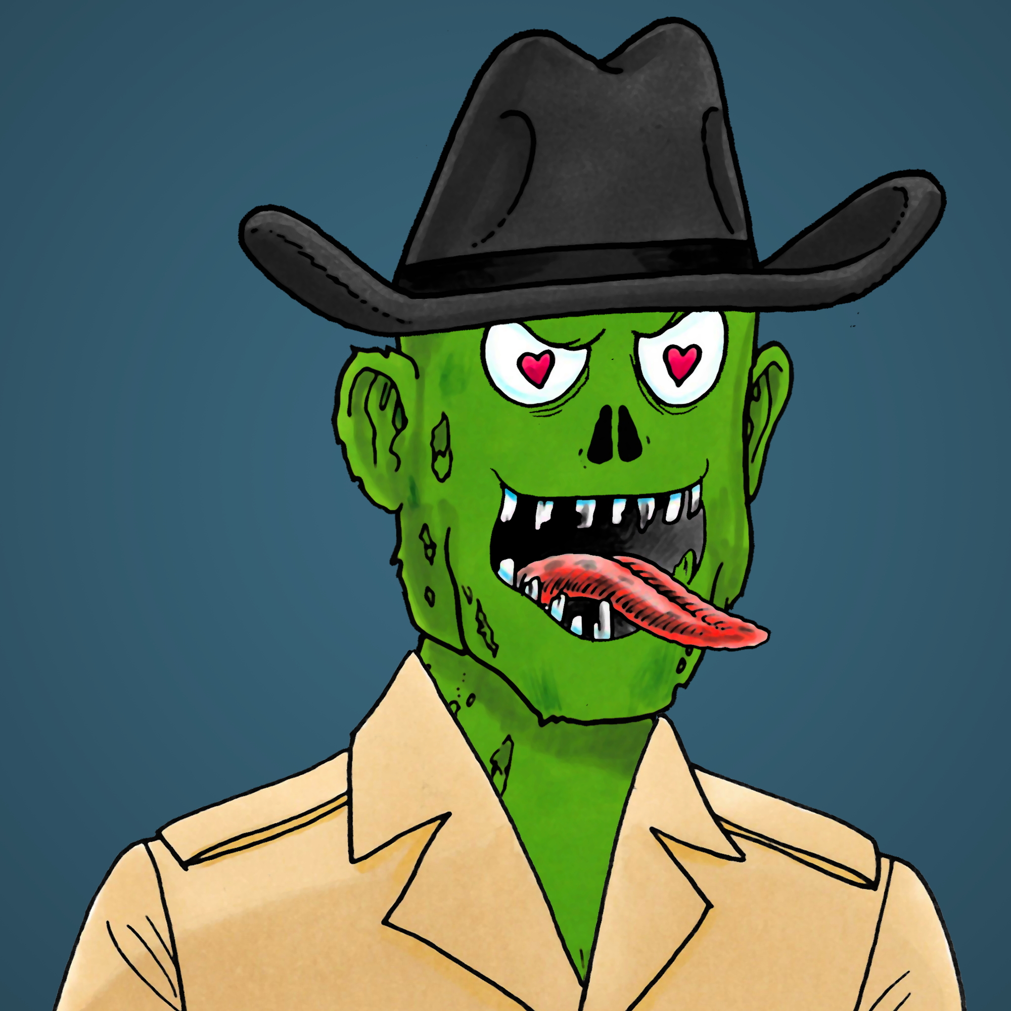 George Trosley - Jungle Freaks - Jungle Freak 1011 - NFT # 1011