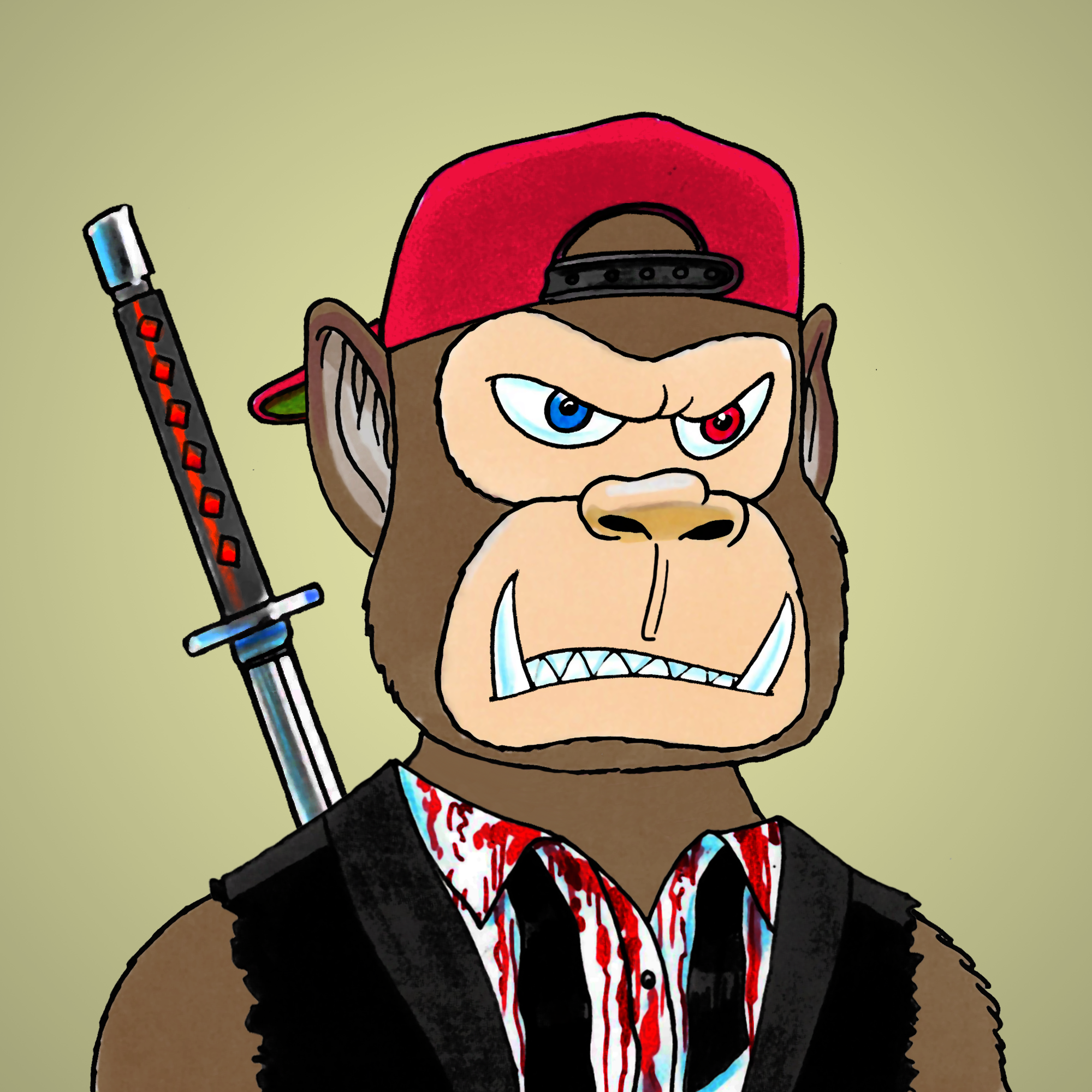 George Trosley - Jungle Freaks - Jungle Freak 1013 - NFT # 1013