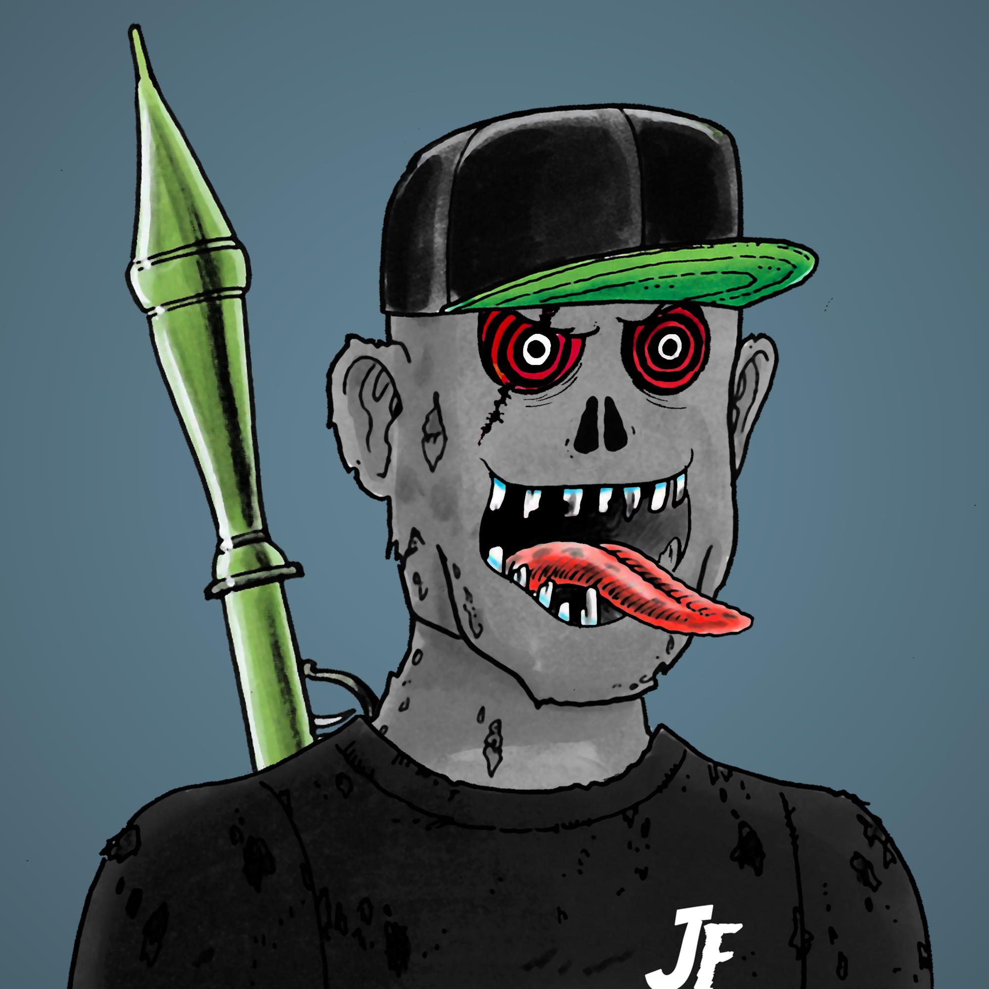 George Trosley - Jungle Freaks - Jungle Freak 1014 - NFT # 1014