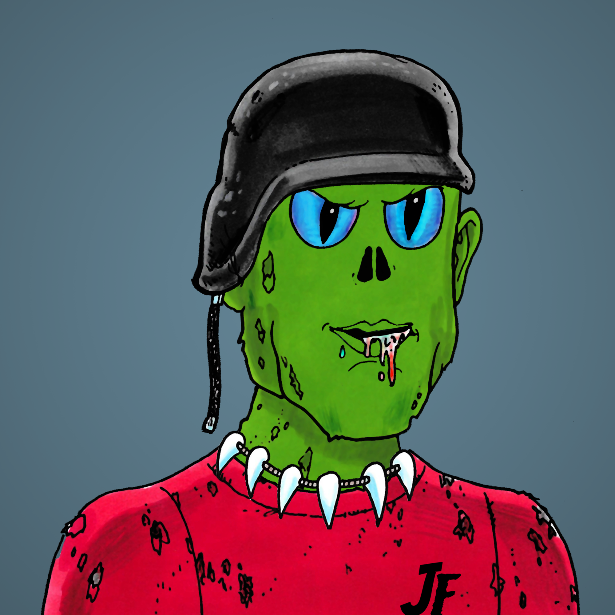 George Trosley - Jungle Freaks - Jungle Freak 1015 - NFT # 1015