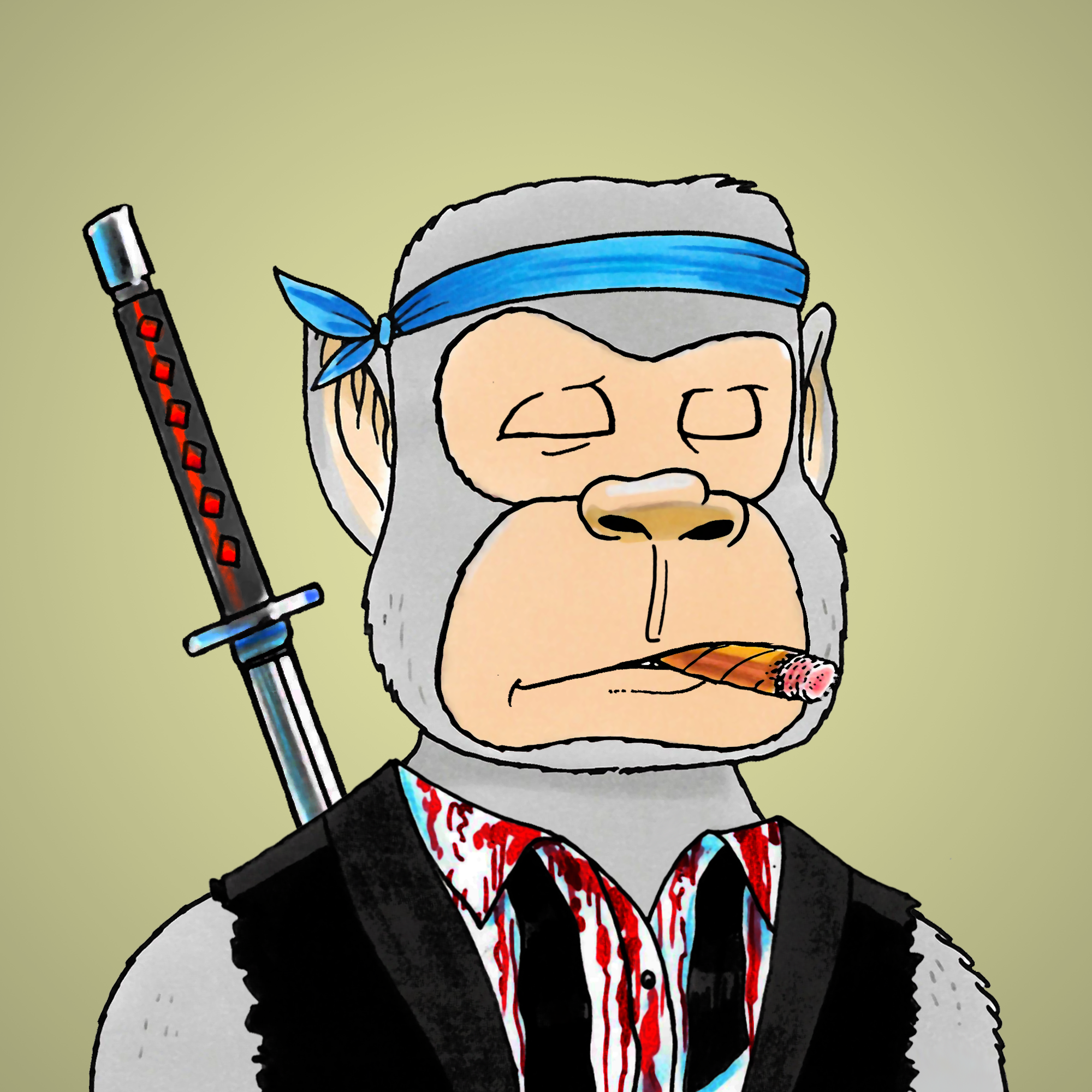 George Trosley - Jungle Freaks - Jungle Freak 1017 - NFT # 1017