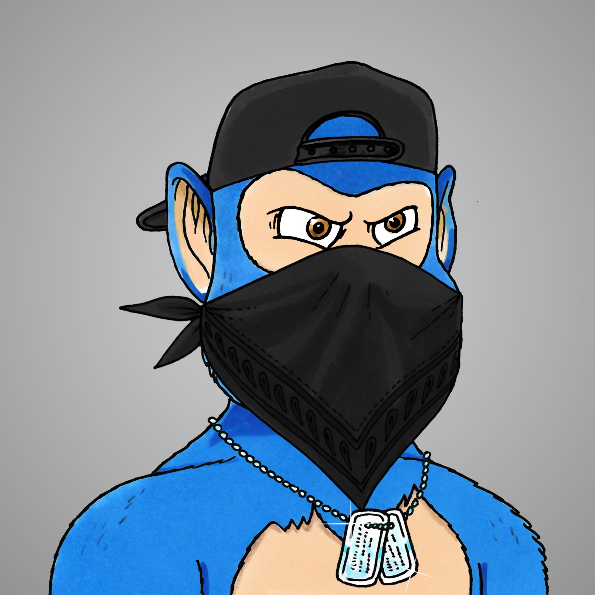 George Trosley - Jungle Freaks - Jungle Freak 1019 - NFT # 1019