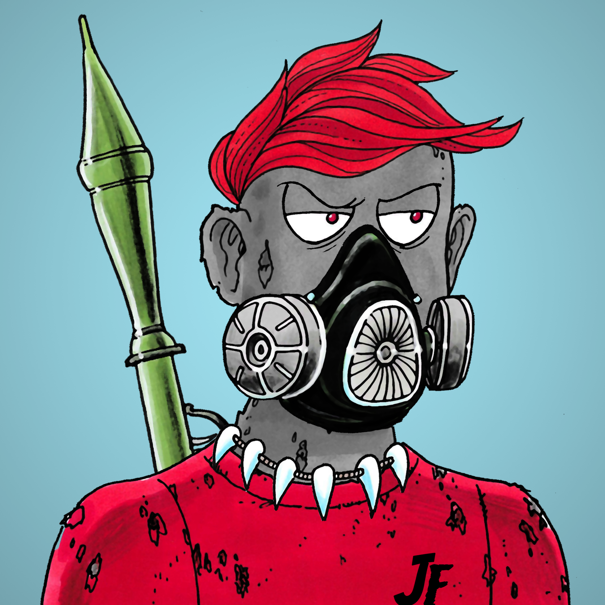 George Trosley - Jungle Freaks - Jungle Freak 102 - NFT # 102