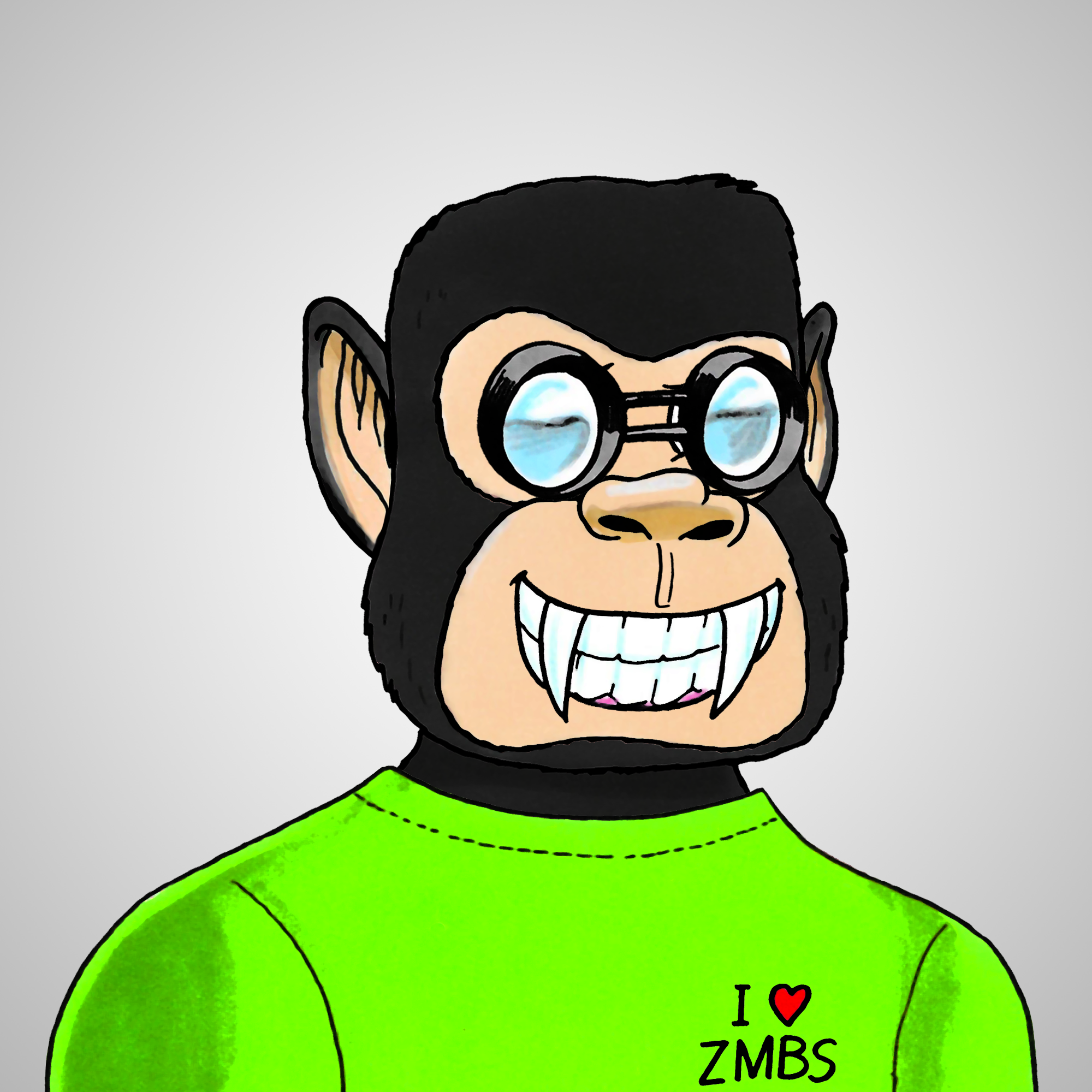 George Trosley - Jungle Freaks - Jungle Freak 1020 - NFT # 1020