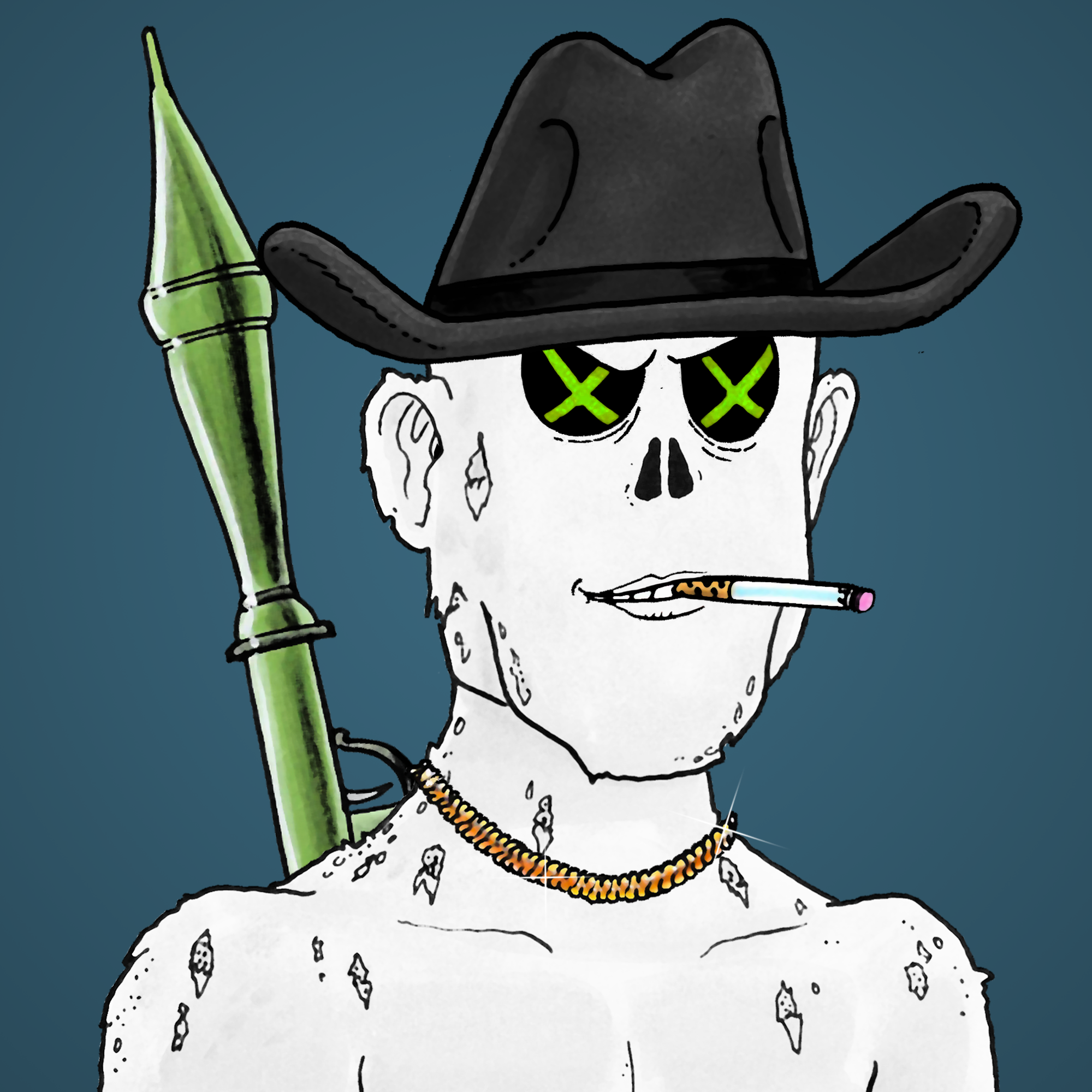 George Trosley - Jungle Freaks - Jungle Freak 1022 - NFT # 1022