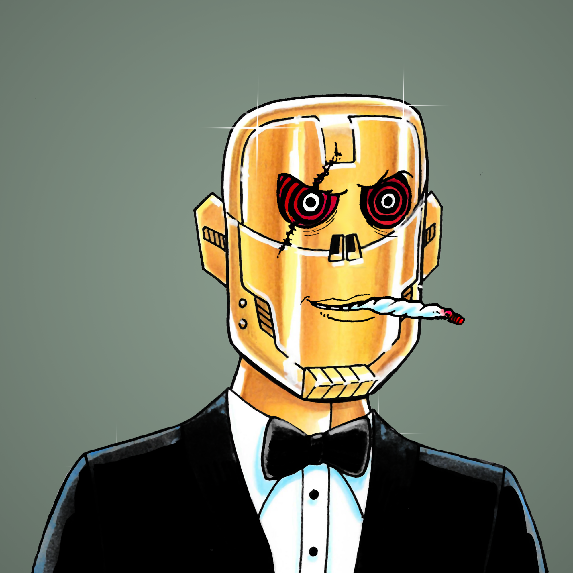 George Trosley - Jungle Freaks - Jungle Freak 1024 - NFT # 1024