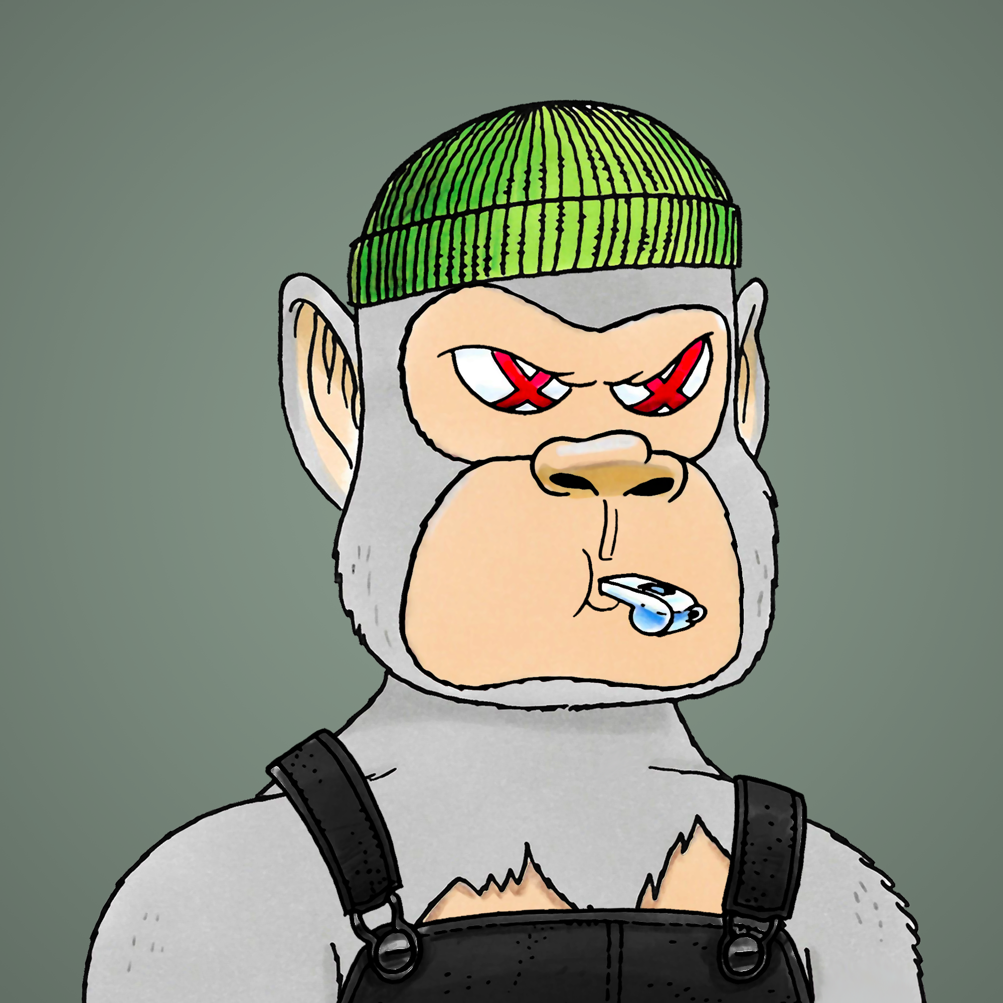 George Trosley - Jungle Freaks - Jungle Freak 1026 - NFT # 1026