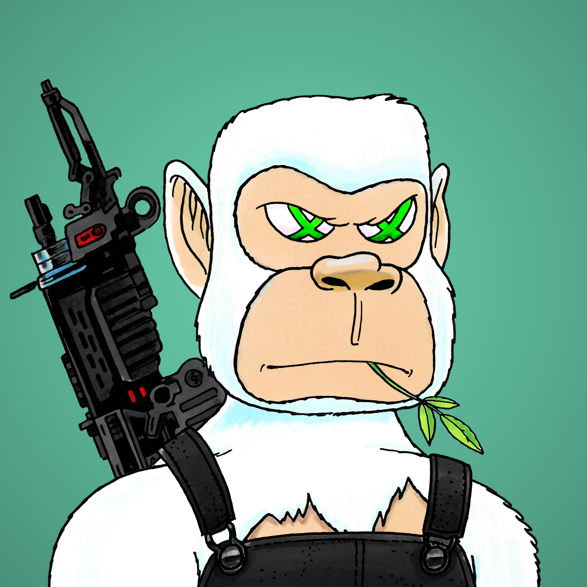 George Trosley - Jungle Freaks - Jungle Freak 1030 - NFT # 1030