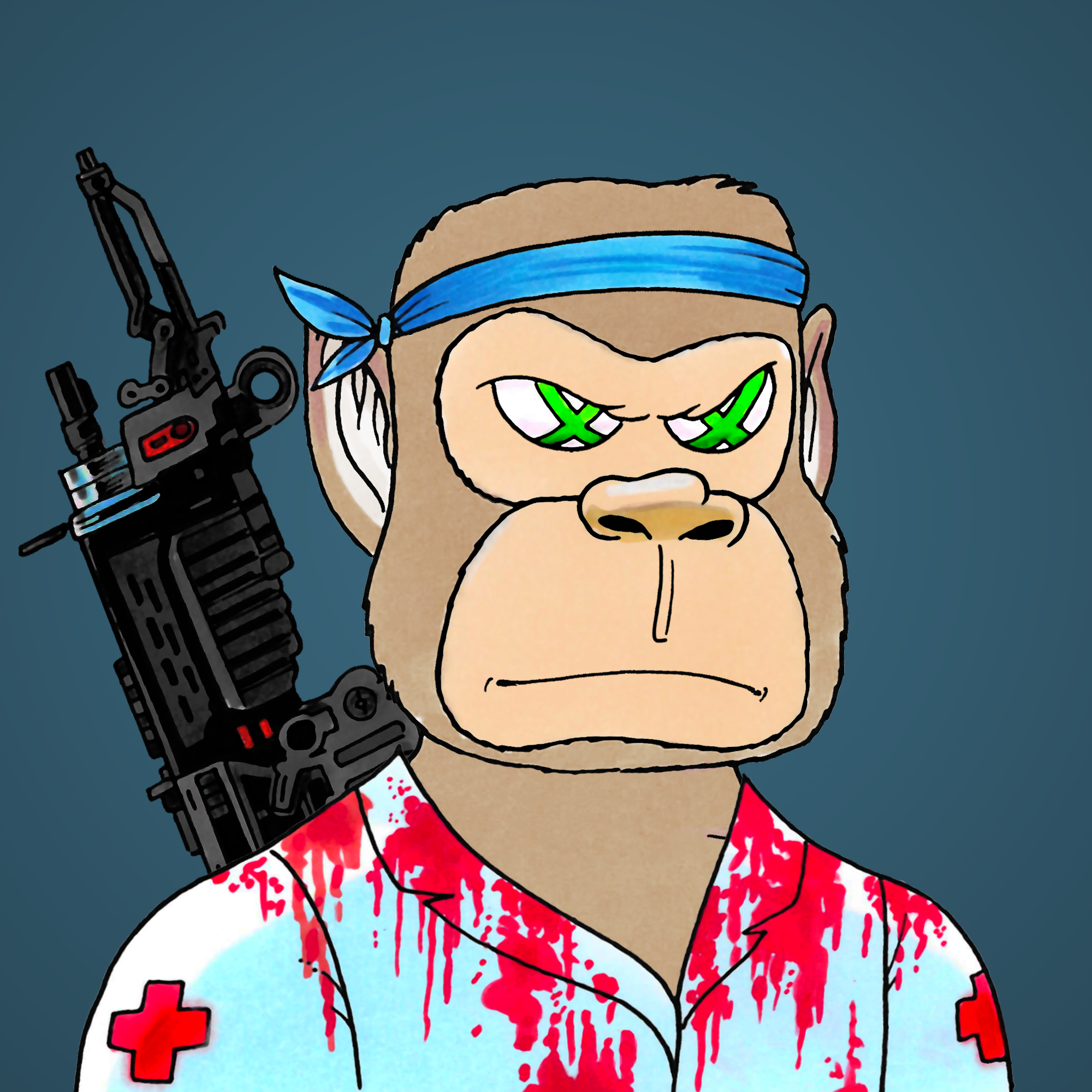 George Trosley - Jungle Freaks - Jungle Freak 1031 - NFT # 1031