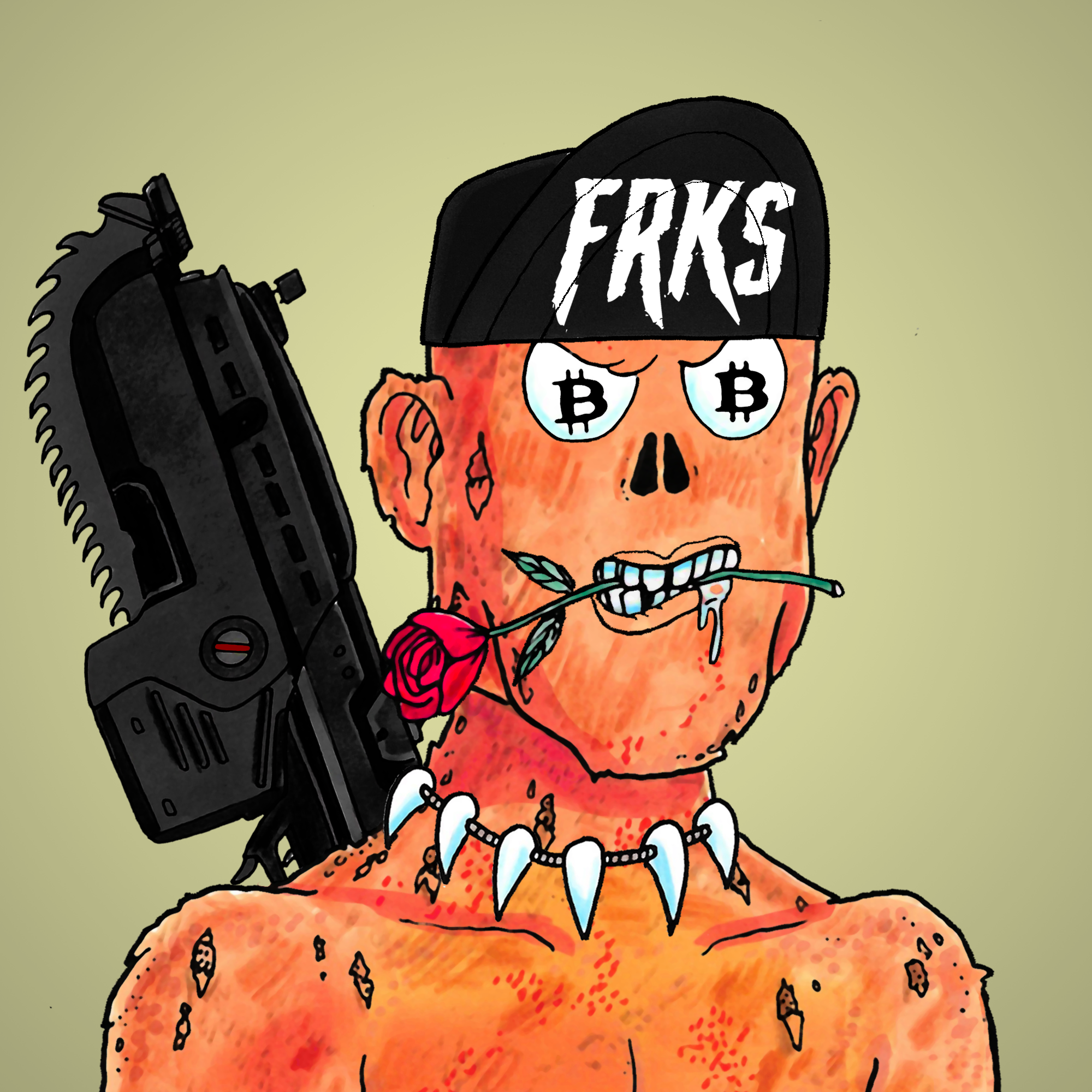 George Trosley - Jungle Freaks - Jungle Freak 1032 - NFT # 1032