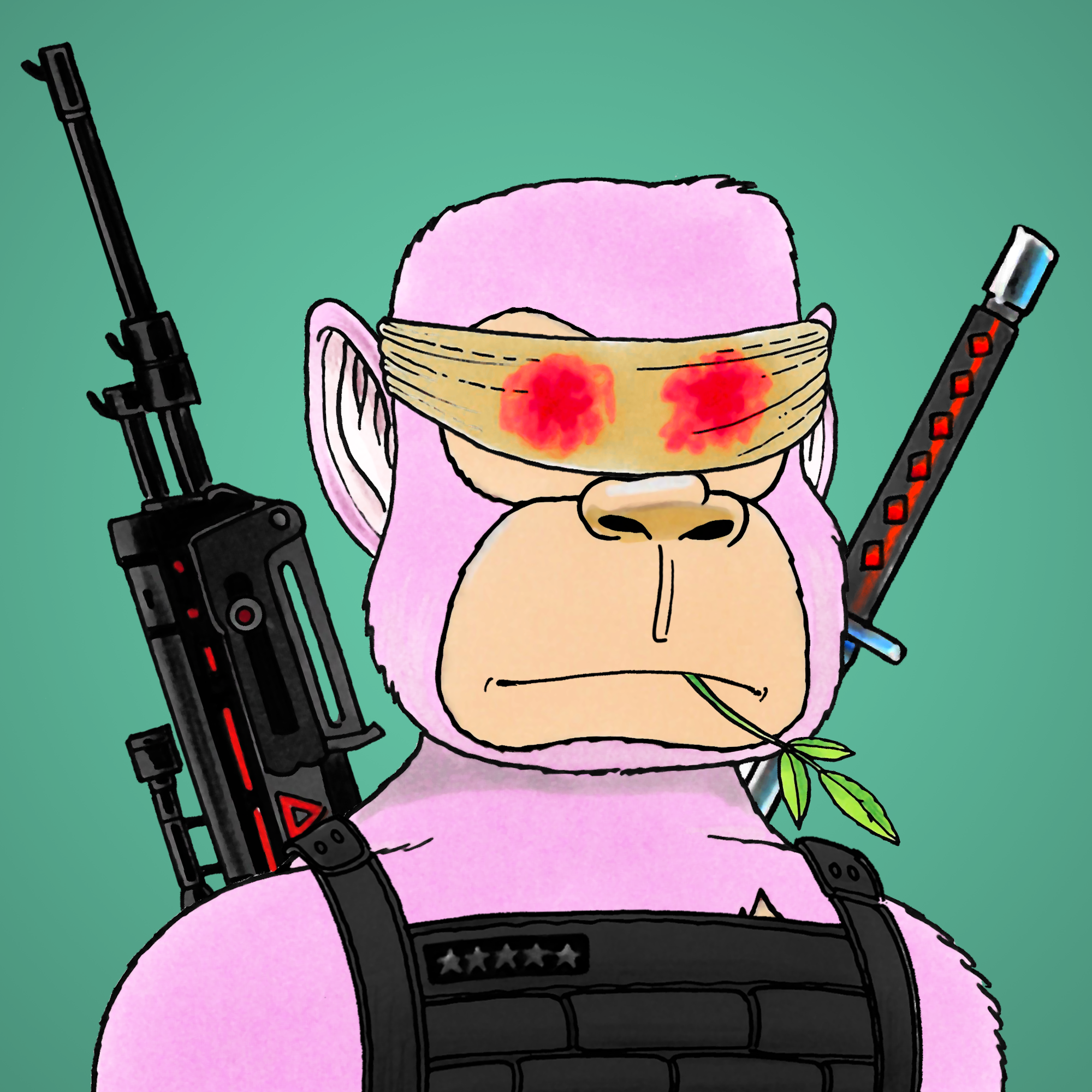 George Trosley - Jungle Freaks - Jungle Freak 1033 - NFT # 1033