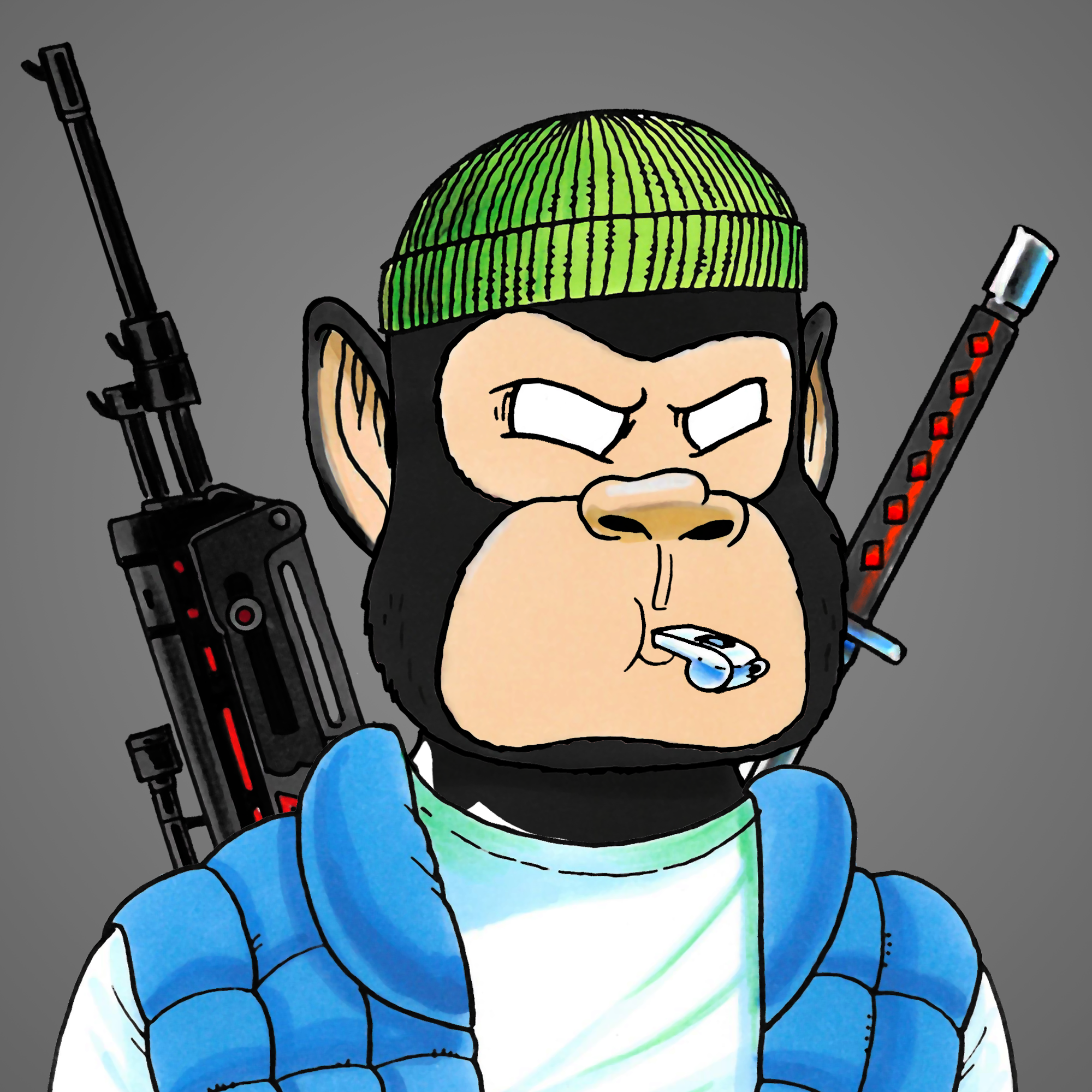 George Trosley - Jungle Freaks - Jungle Freak 1034 - NFT # 1034