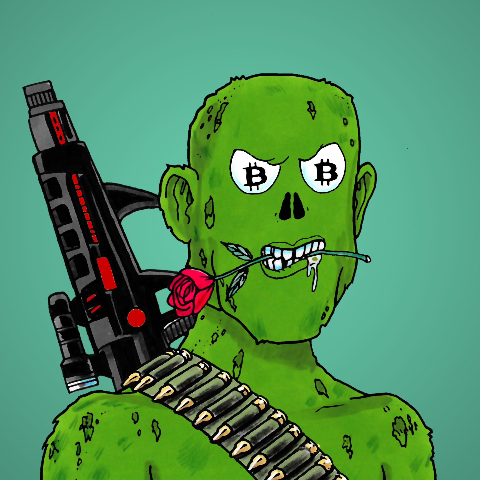 George Trosley - Jungle Freaks - Jungle Freak 1035 - NFT # 1035