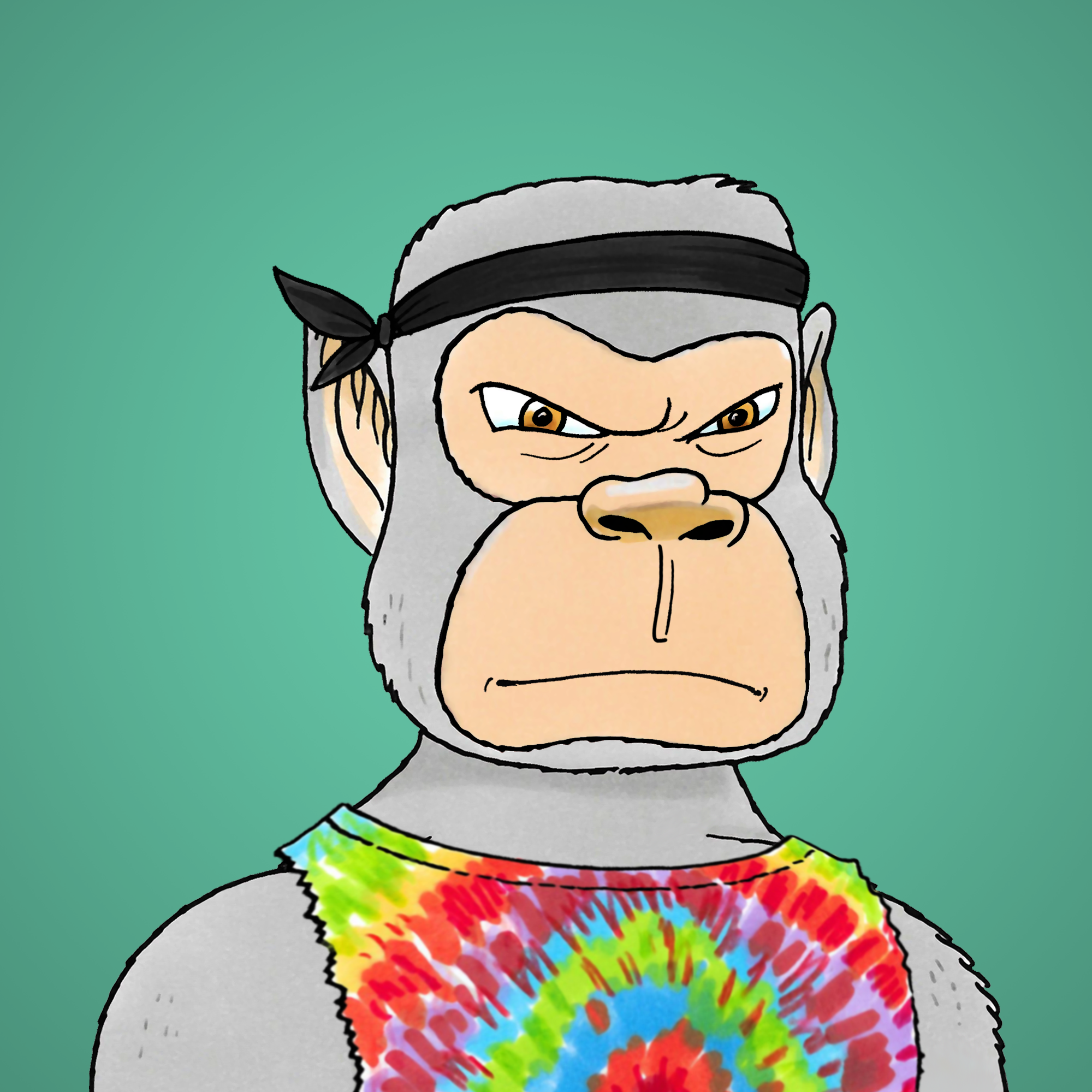 George Trosley - Jungle Freaks - Jungle Freak 1038 - NFT # 1038