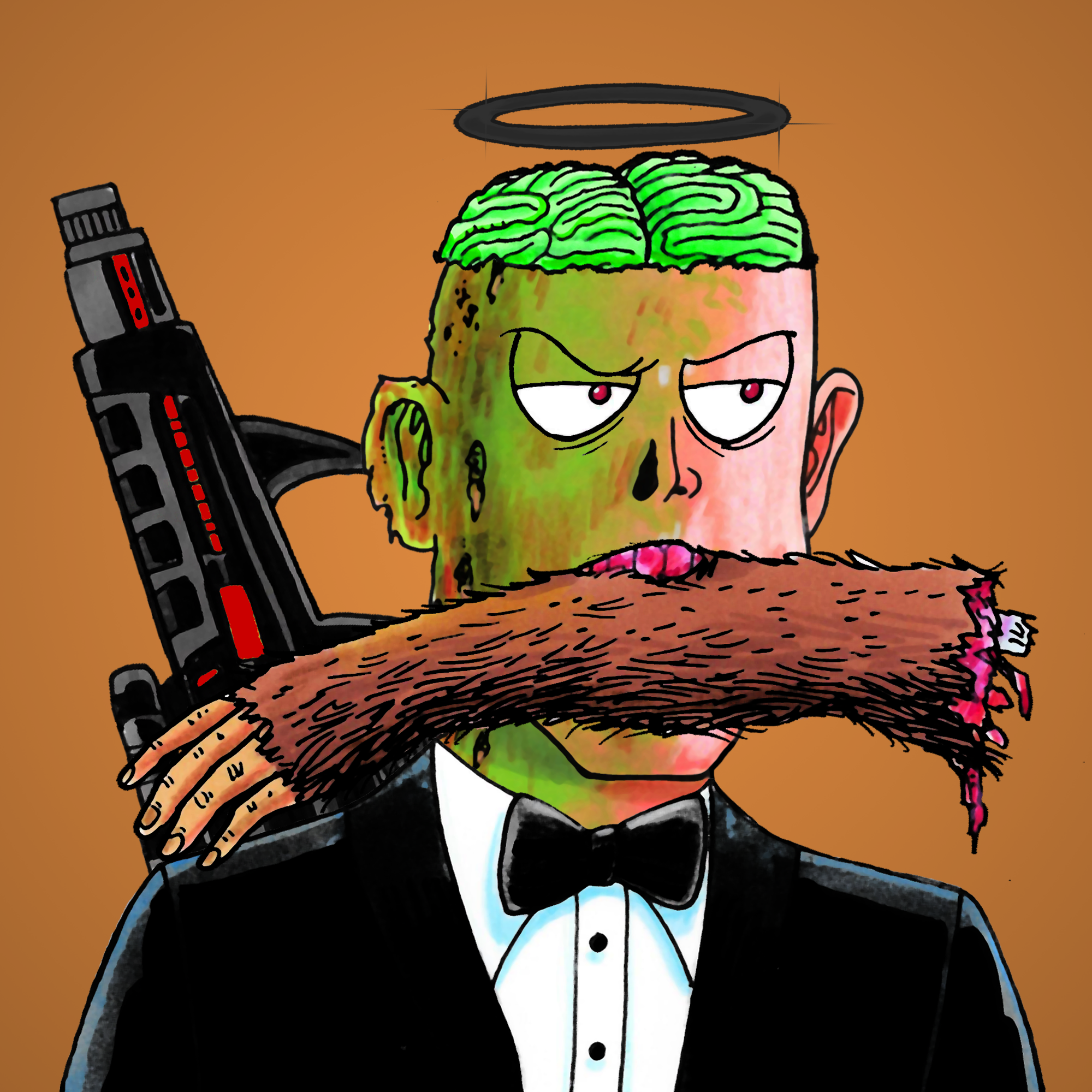 George Trosley - Jungle Freaks - Jungle Freak 105 - NFT # 105